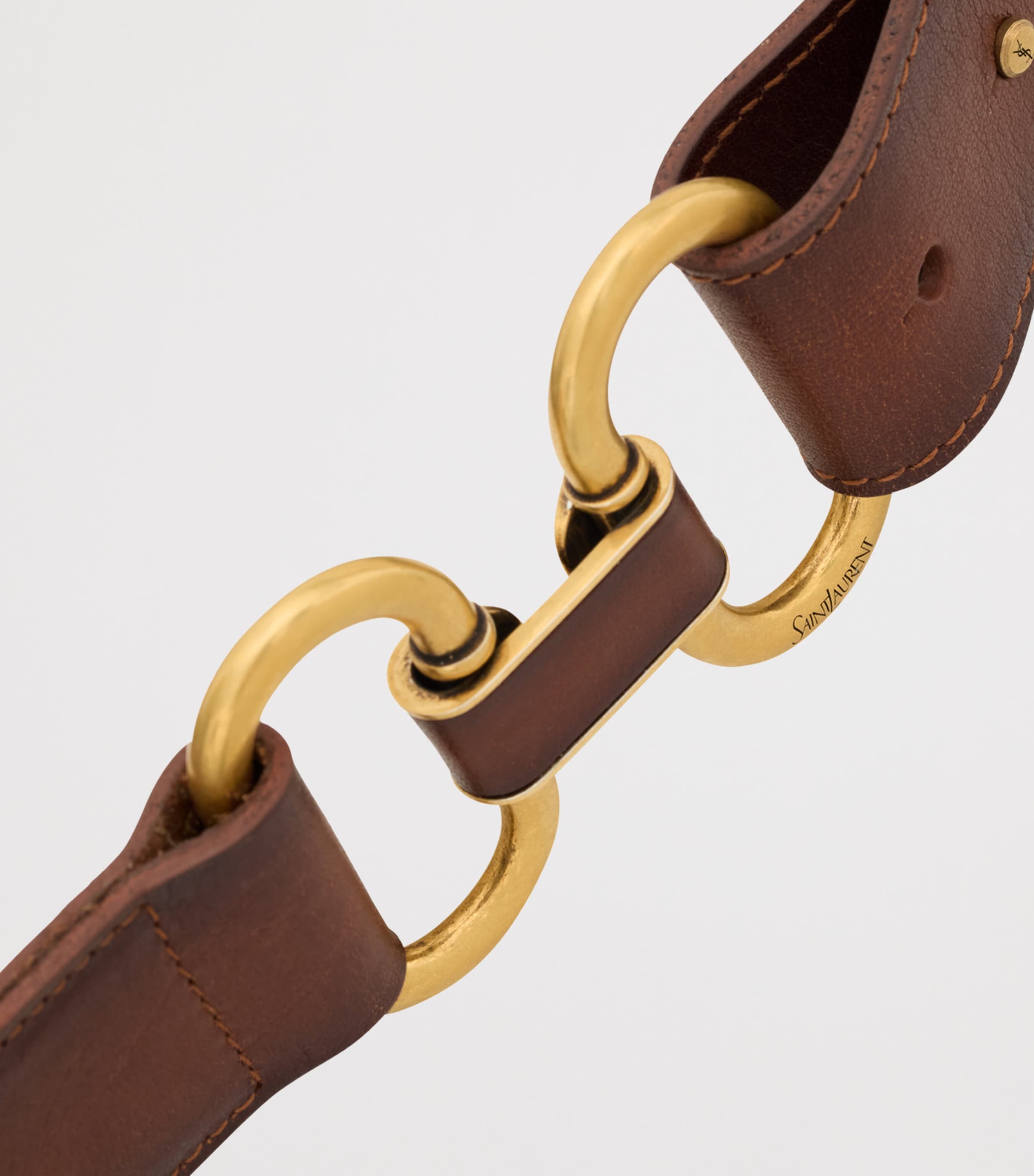 Leather Double Ring Belt 2955 Image 3
