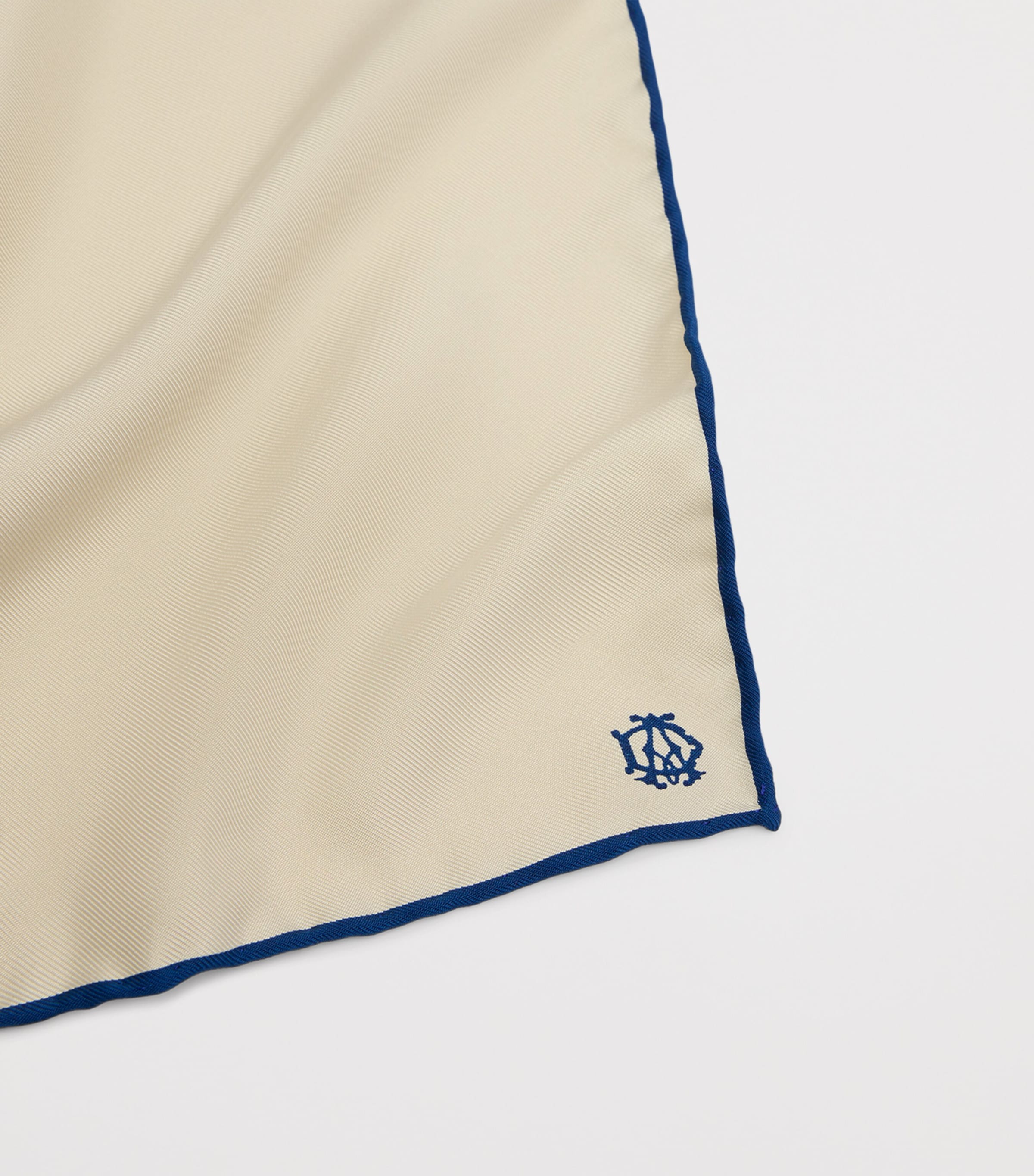 Dunhill Mulberry Silk Neckerchief Grey Image 2