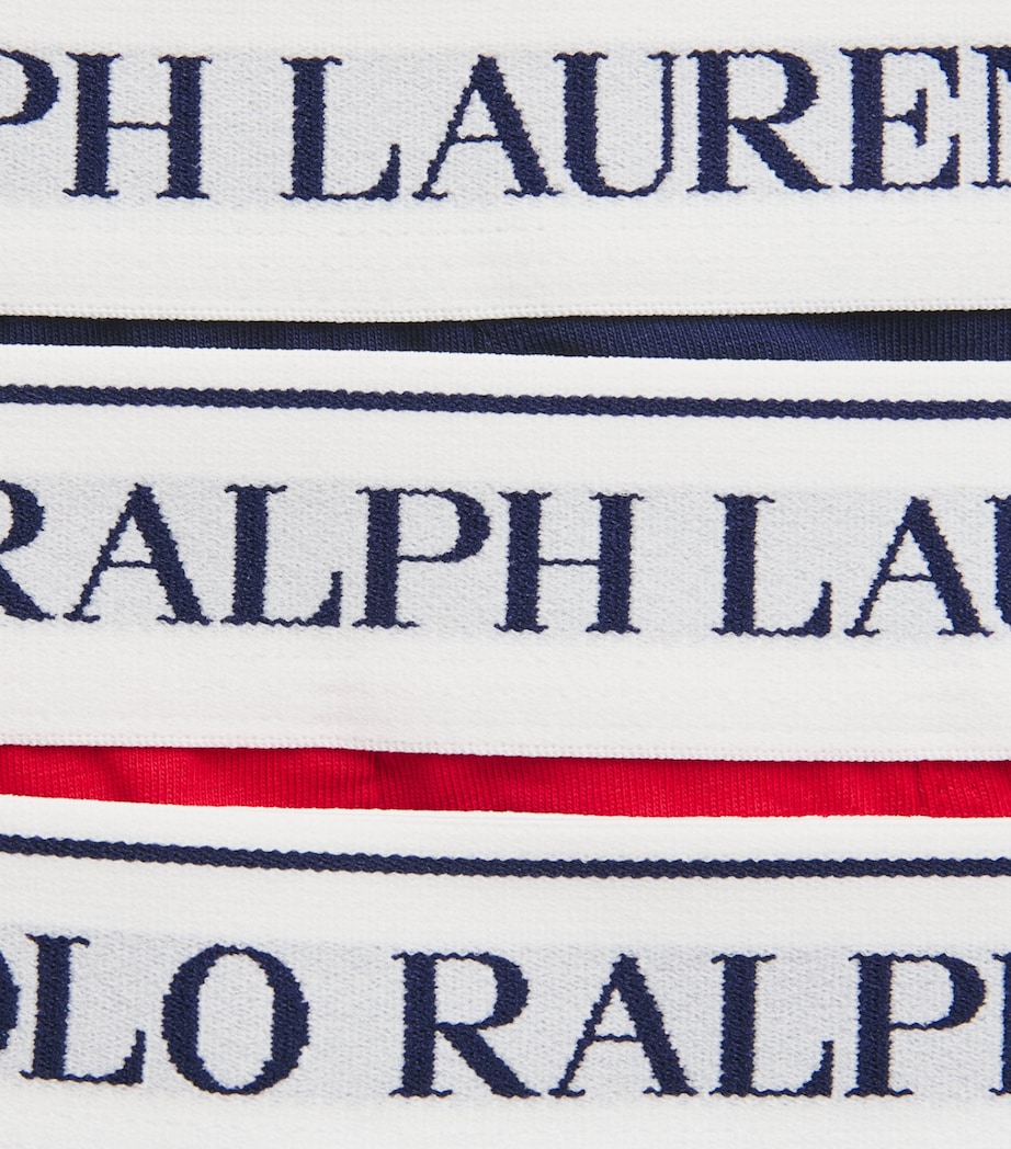 Polo Ralph Lauren Mens Stretch-Cotton Classic Trunks (Pack of 3) Navy/rl Red/pebble B Image 5