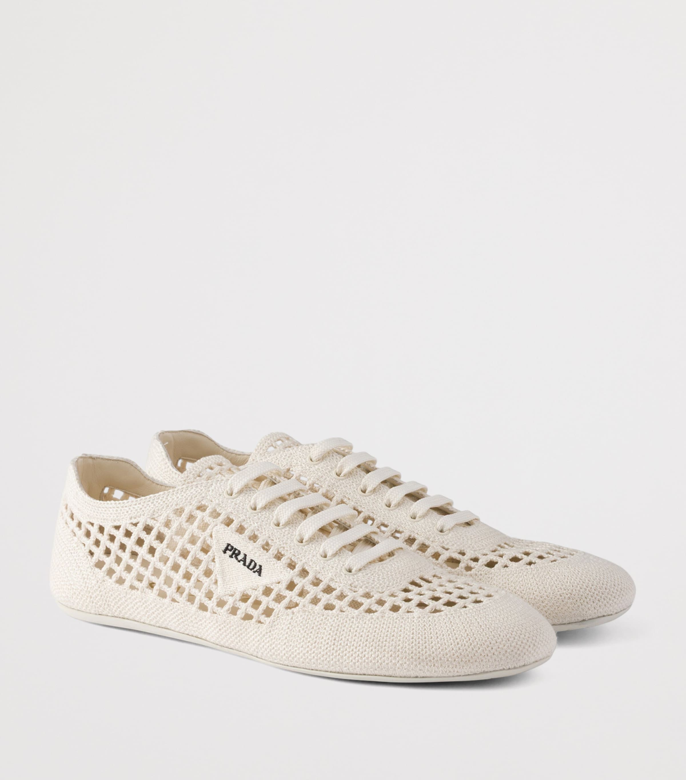 Cotton Crochet Collapse Sneakers F0304 Image 2