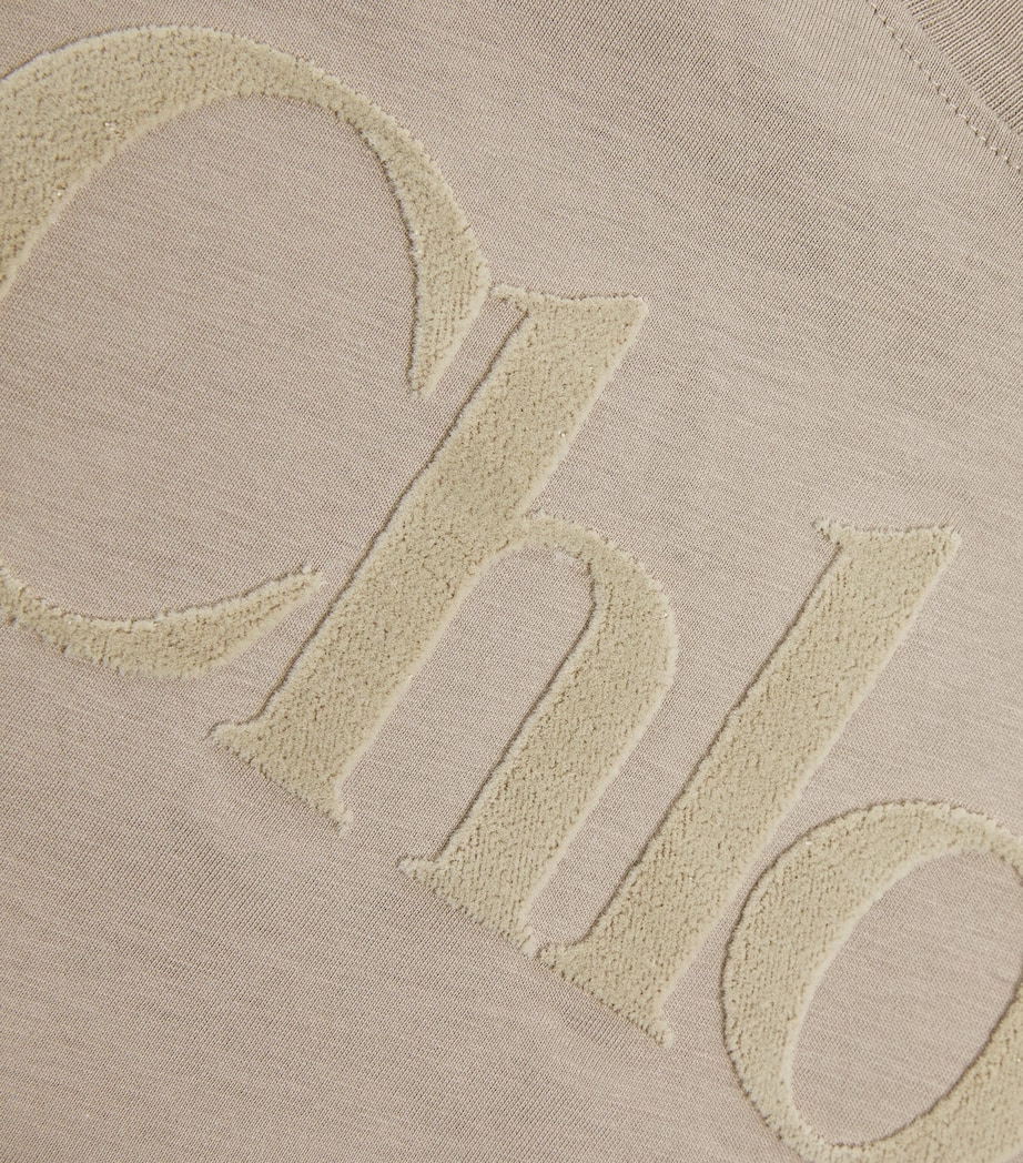 Organic Cotton Logo T-Shirt (4-5 Years) OLIVE GRAY Image 3