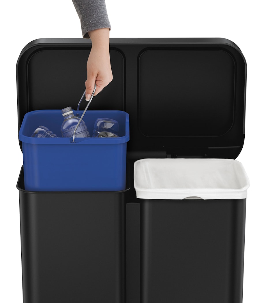 Recycler Sensor Bin (58L) BLACK Image 2