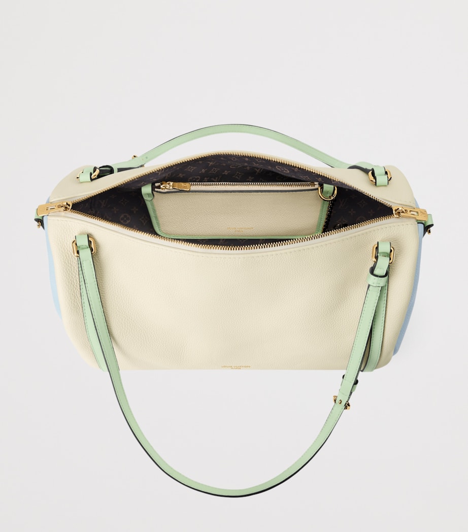 Calfskin Express PM Shoulder Bag BROWN Image 4