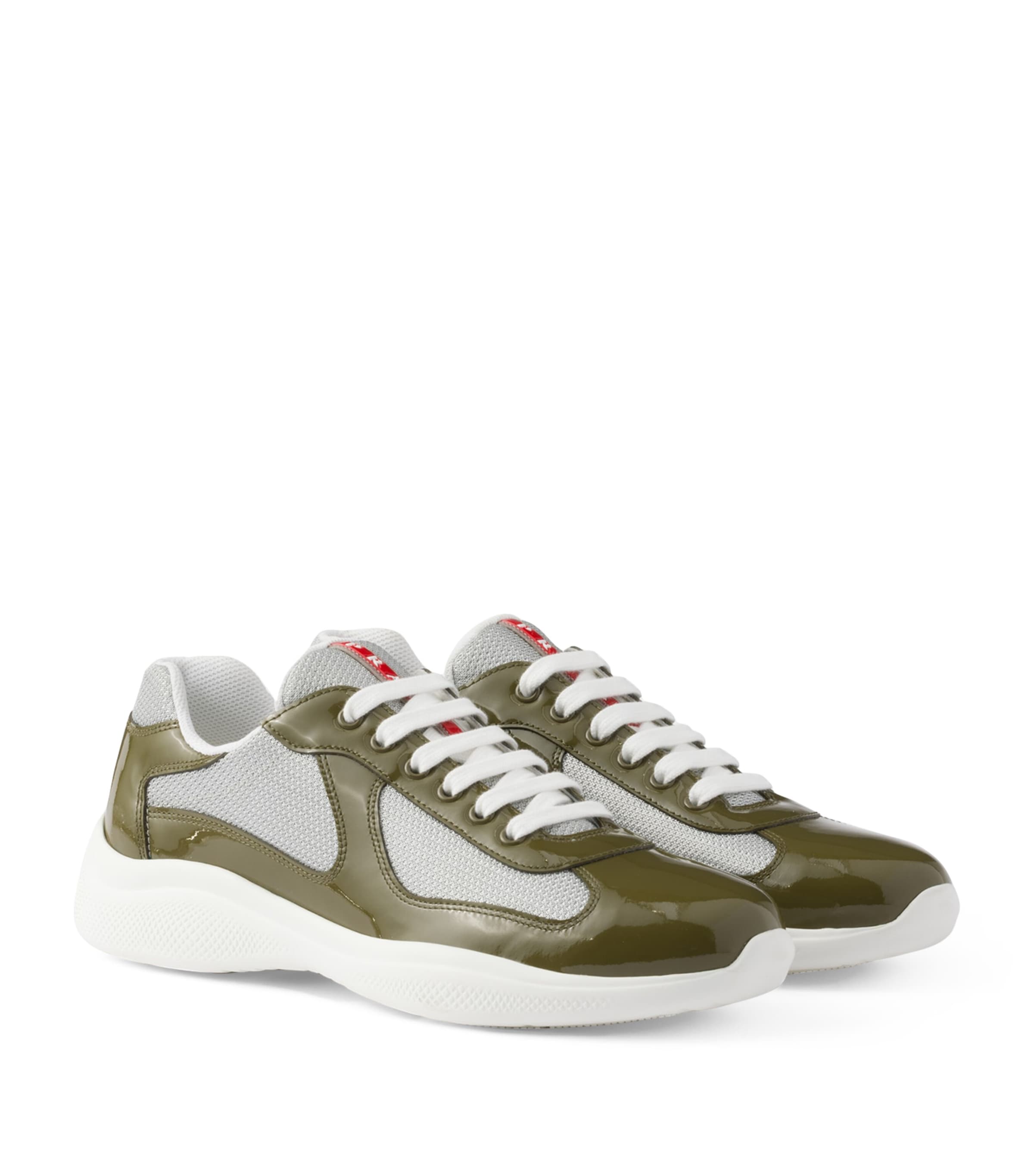 Patent Leather-Blend America's Cup Sneakers F04B4 Image 1