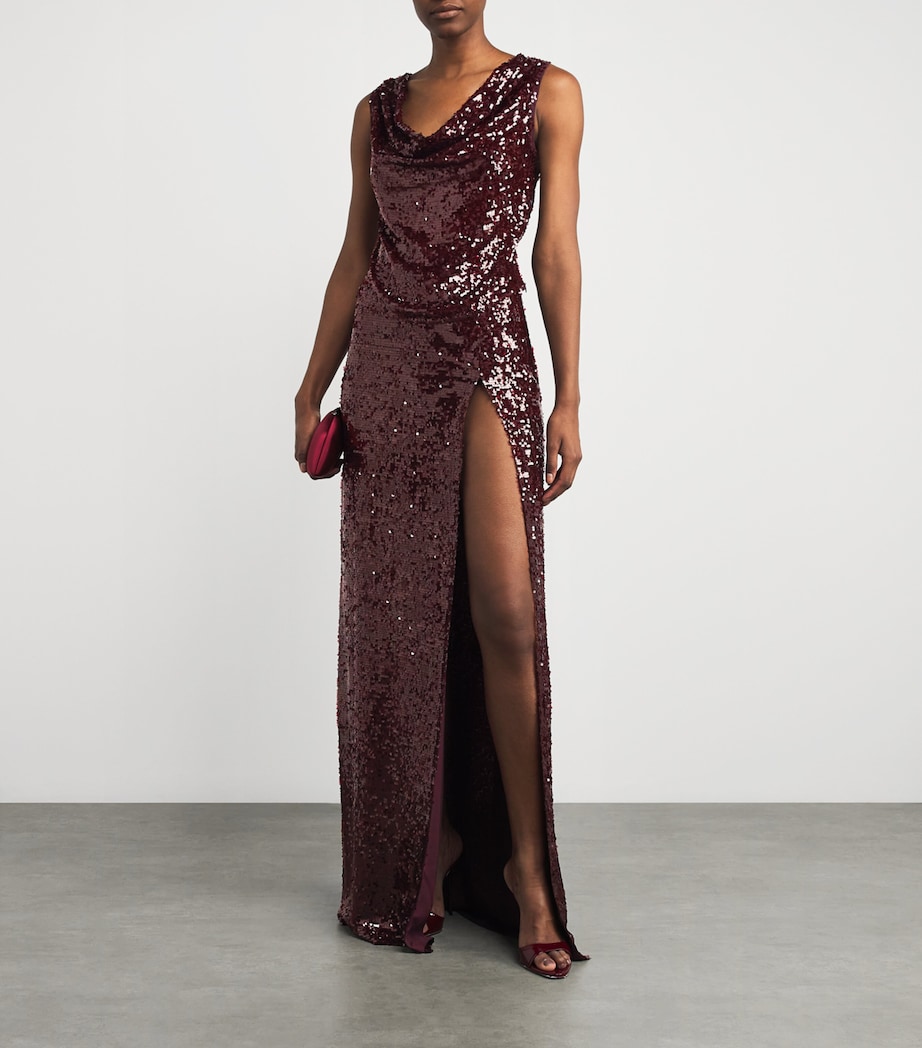 Sequinned Top 946 MULBERRY Image 2