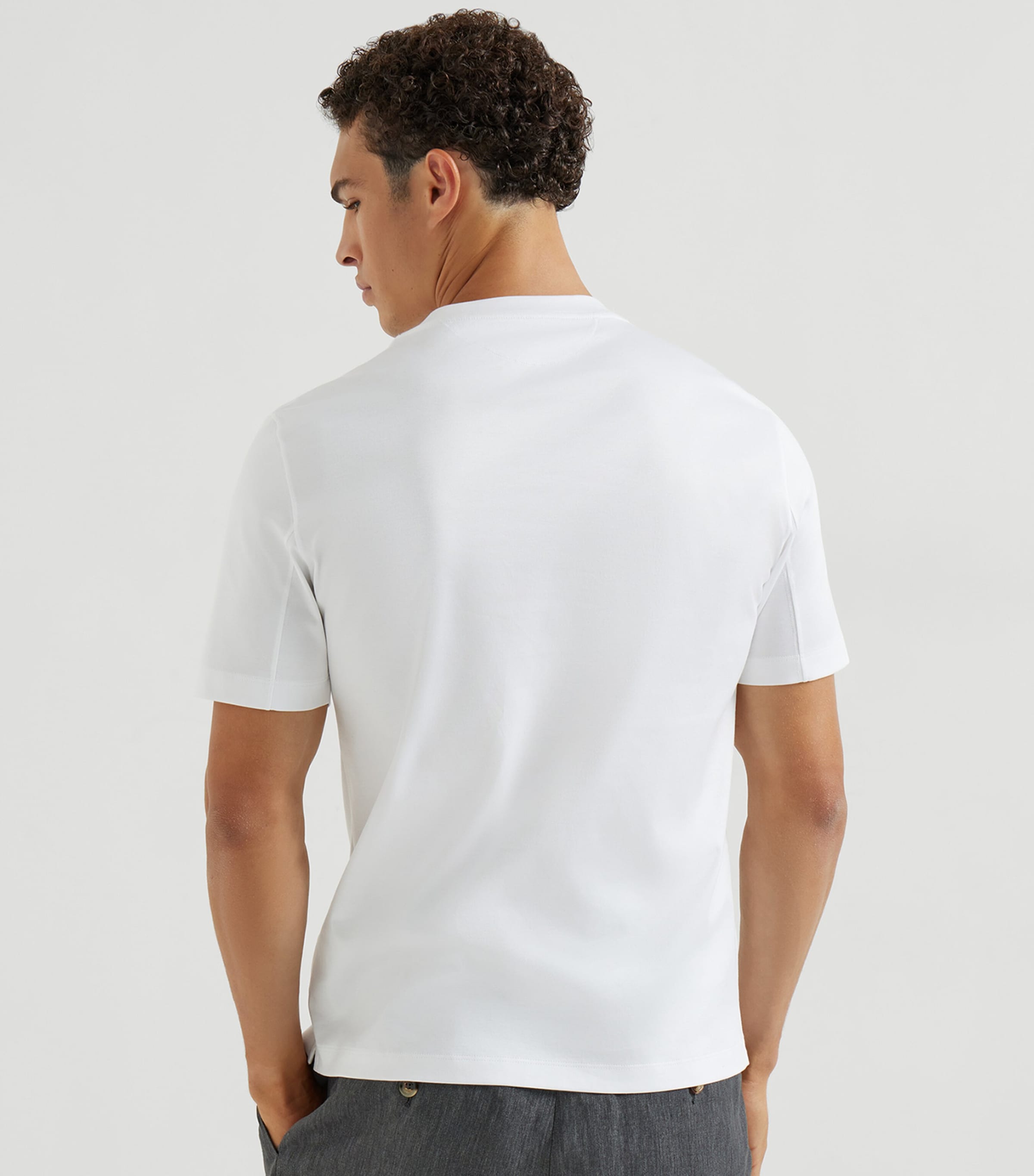 Brunello Cucinelli Mens Cotton T-Shirt Image 5
