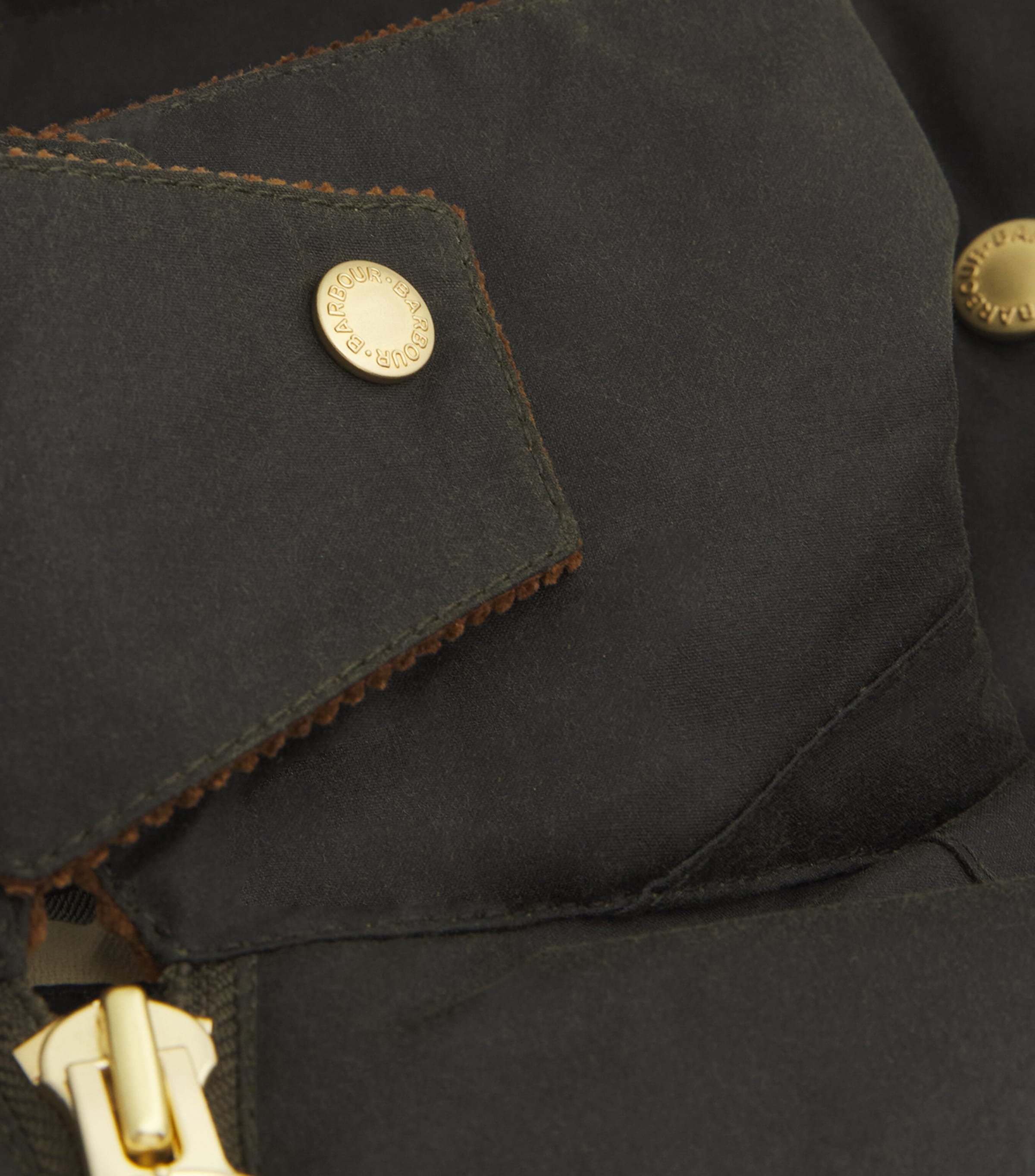 Barbour Green Waxed Cotton Esther Jacket | Harrods US