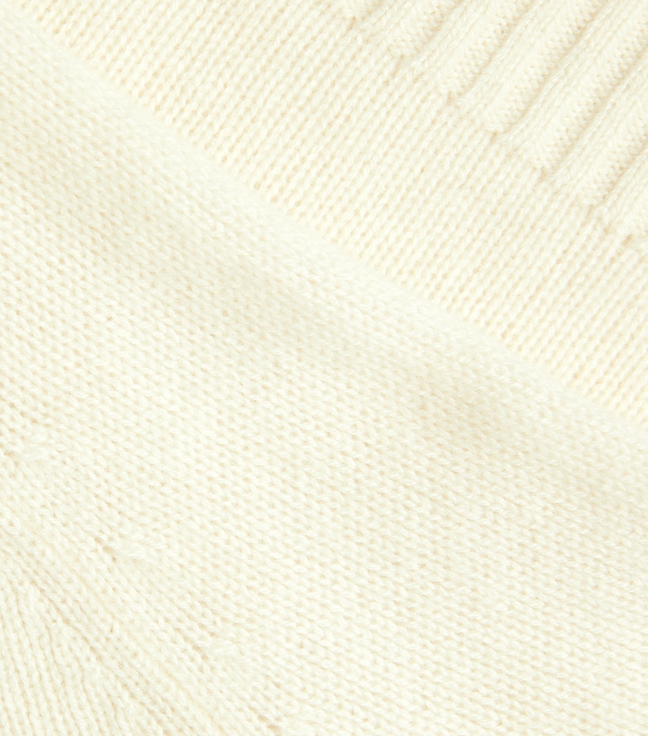 Open Cashmere Sweater IVORY Image 5