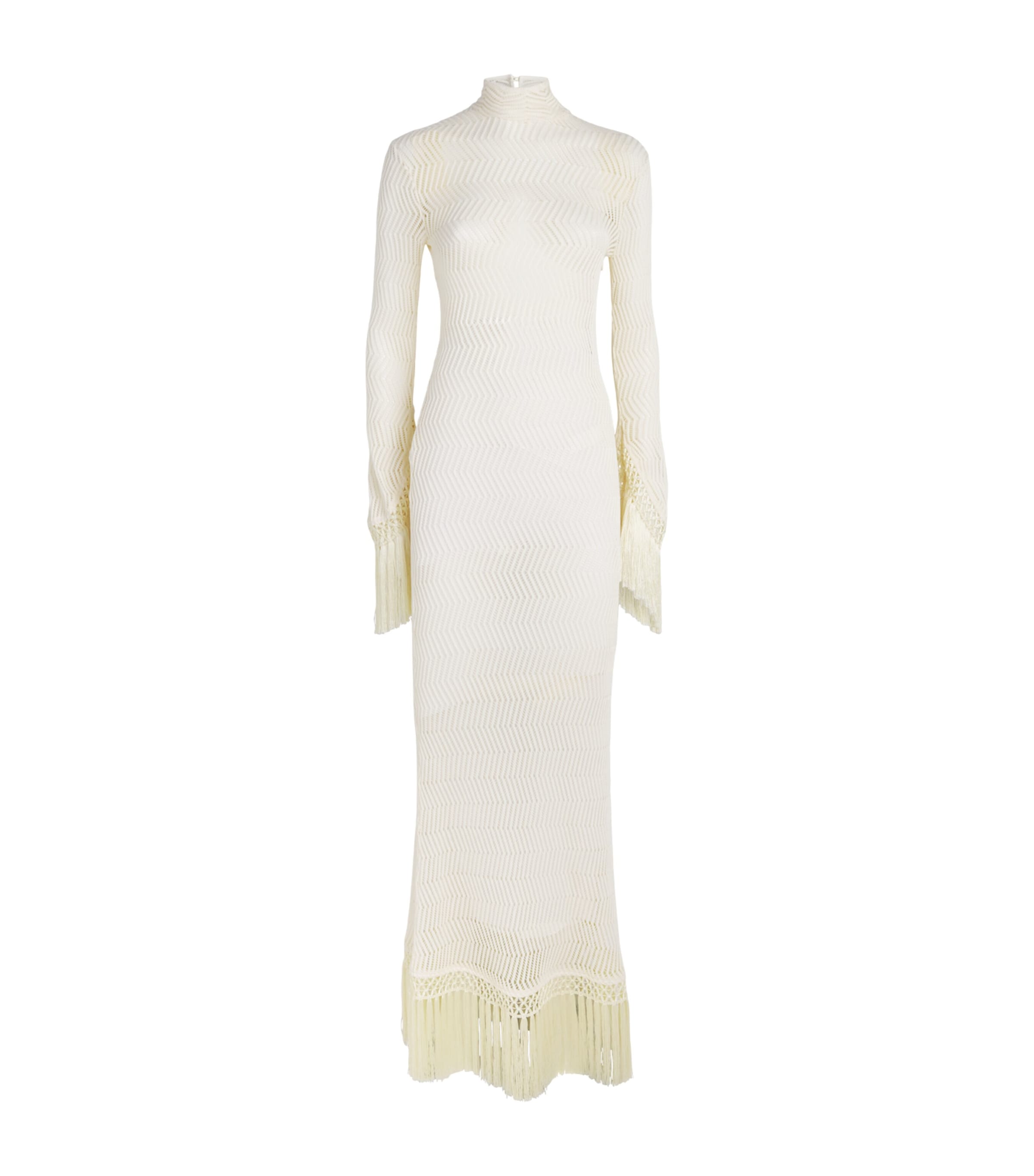 Taller Marmo Womens Cotton New Mexico Maxi Dress Ivory Image 1