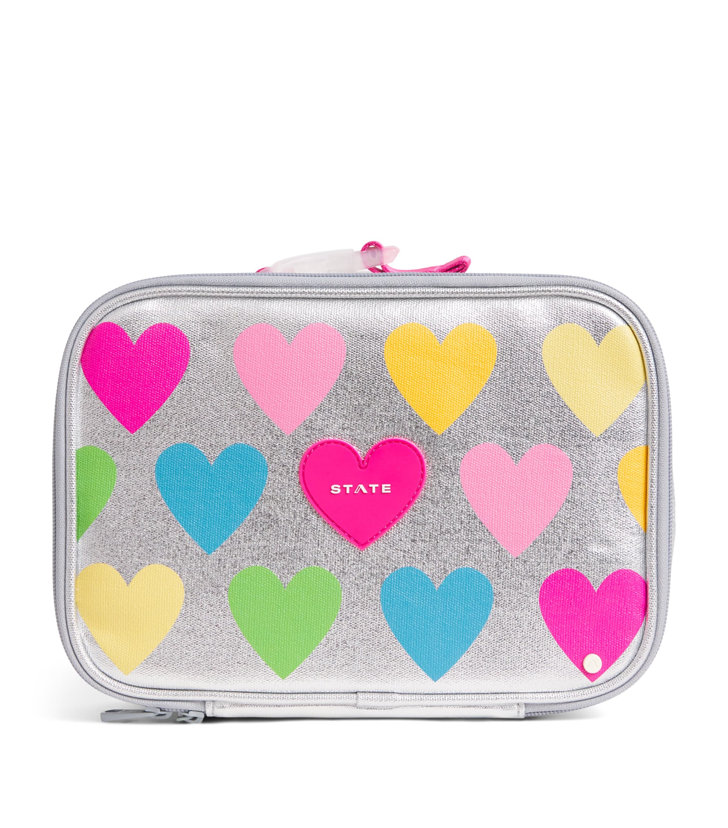 STATE Bags Rodger Lunch Box Happy Fuzzy Hearts Image 1