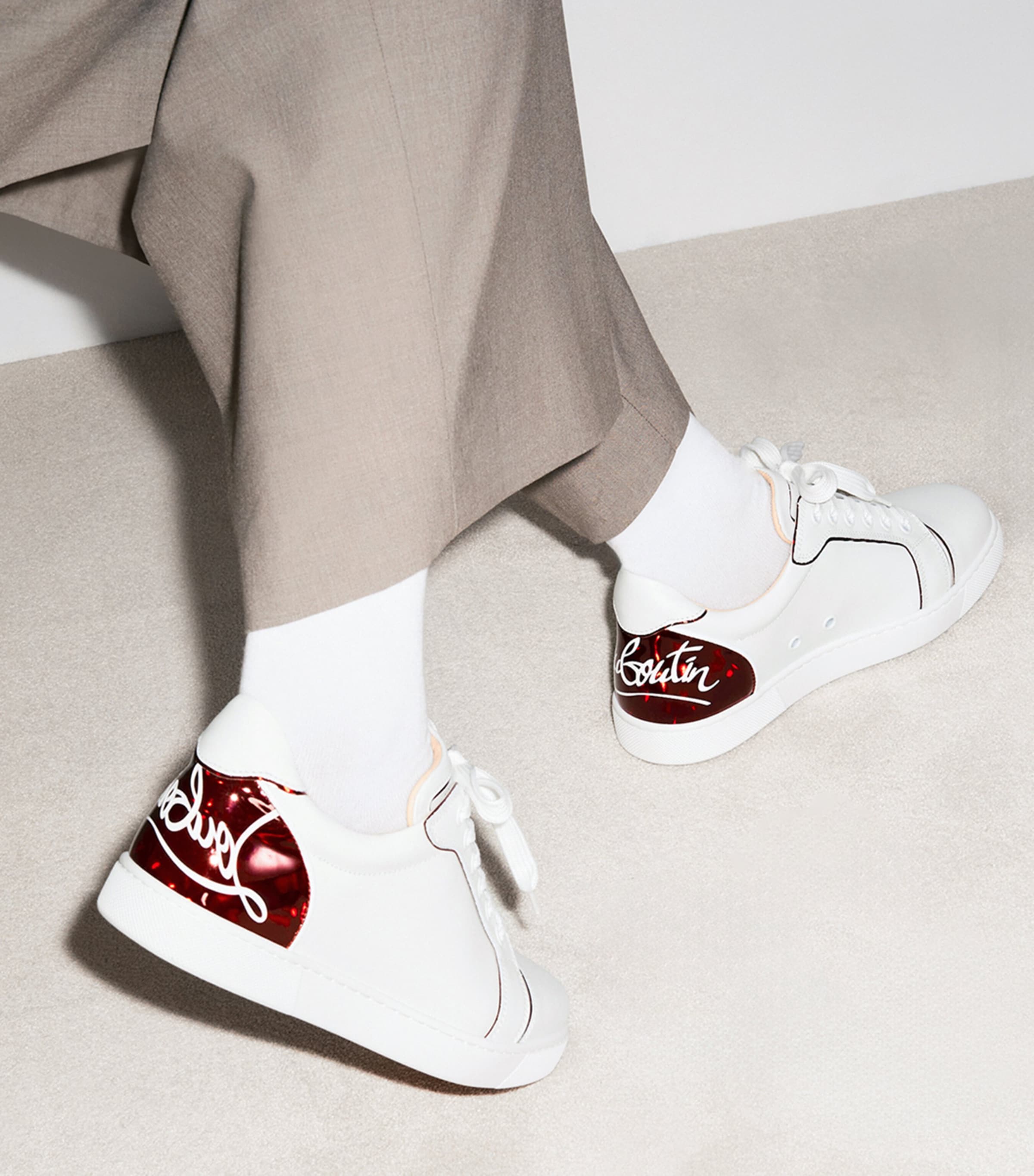 Christian Louboutin Fun Louise Junior Leather Sneakers