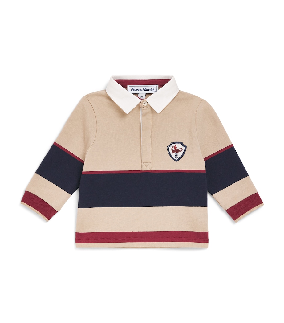 Tartine et Chocolat Rugby Polo Sweater (5-12 Years) Sable Image 1