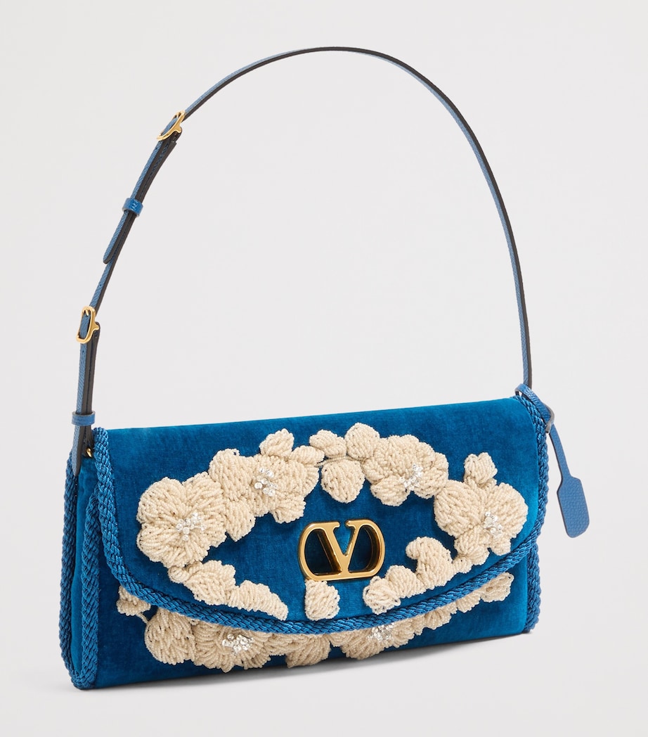 Valentino Garavani Small Beaded DeVain Shoulder Bag Dpb Image 2