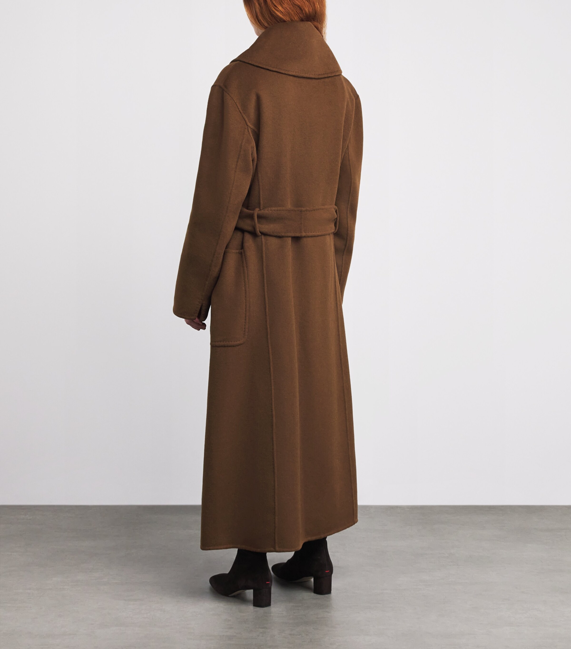 Cashmere Garbo Coat SABLE Image 4
