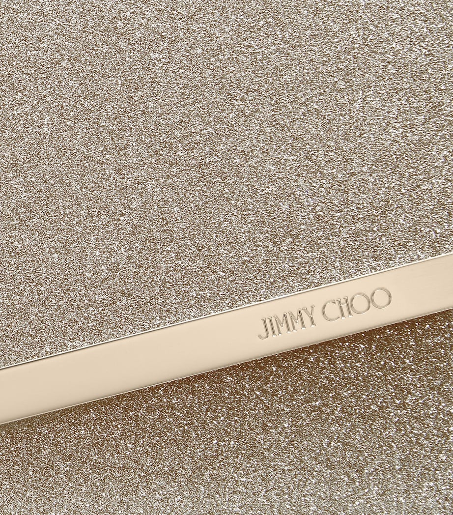 Glitter Emmie Clutch Bag PLATINUM ICE Image 4