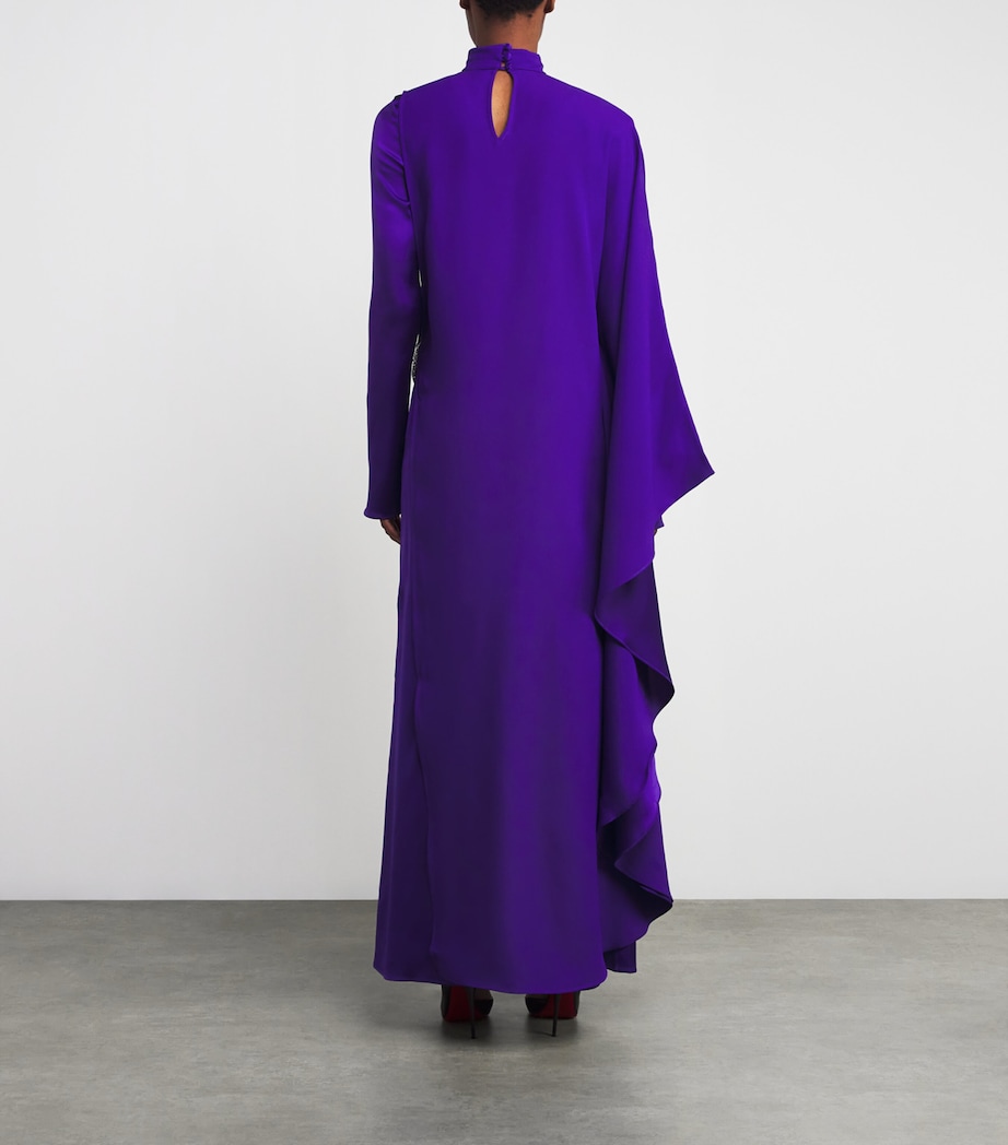 Crepe Michele Gown VIOLET Image 3