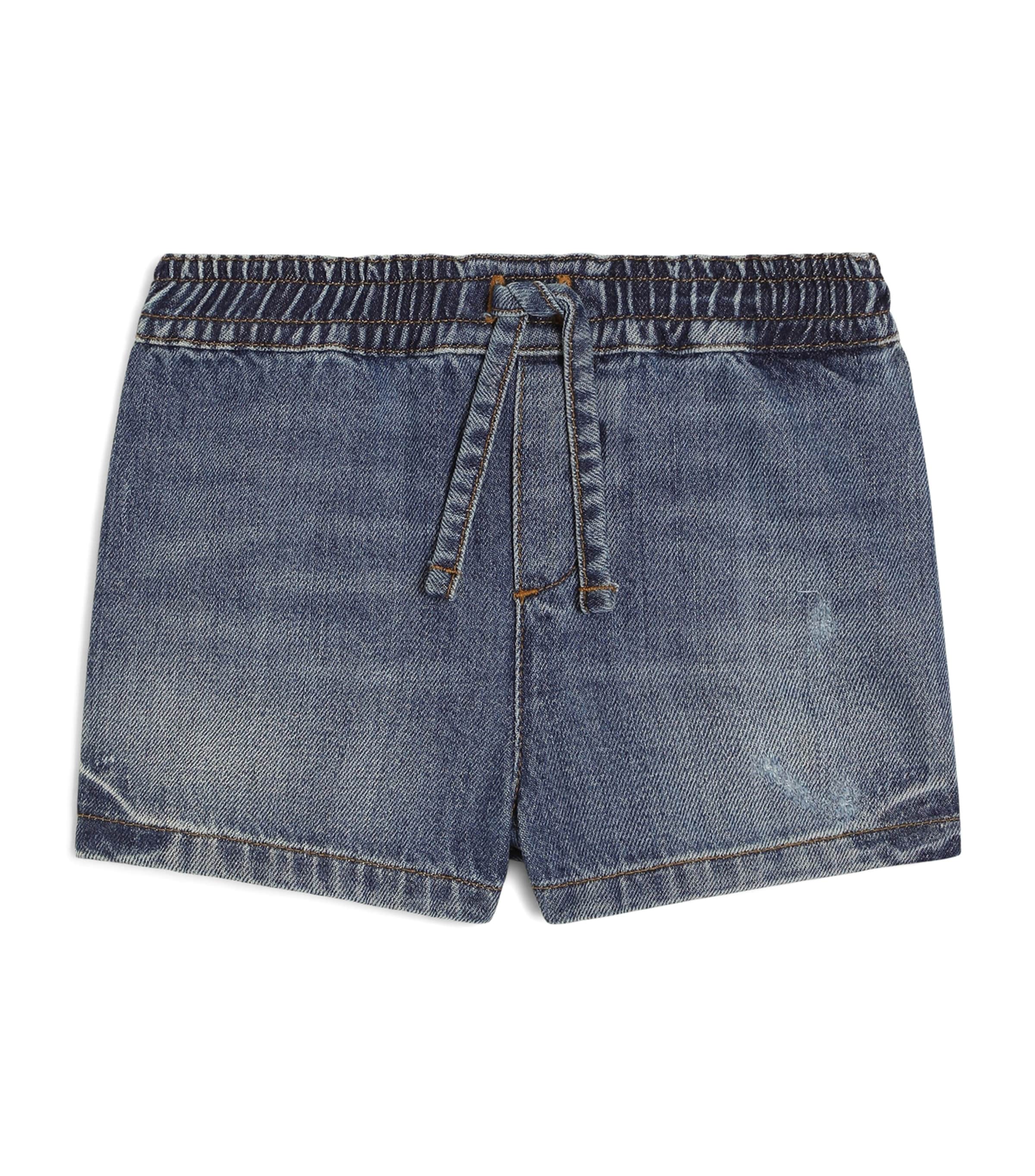 Dolce&Gabbana Kids Drawstring Denim Shorts (3-30 Months) Combined Colou Image 1