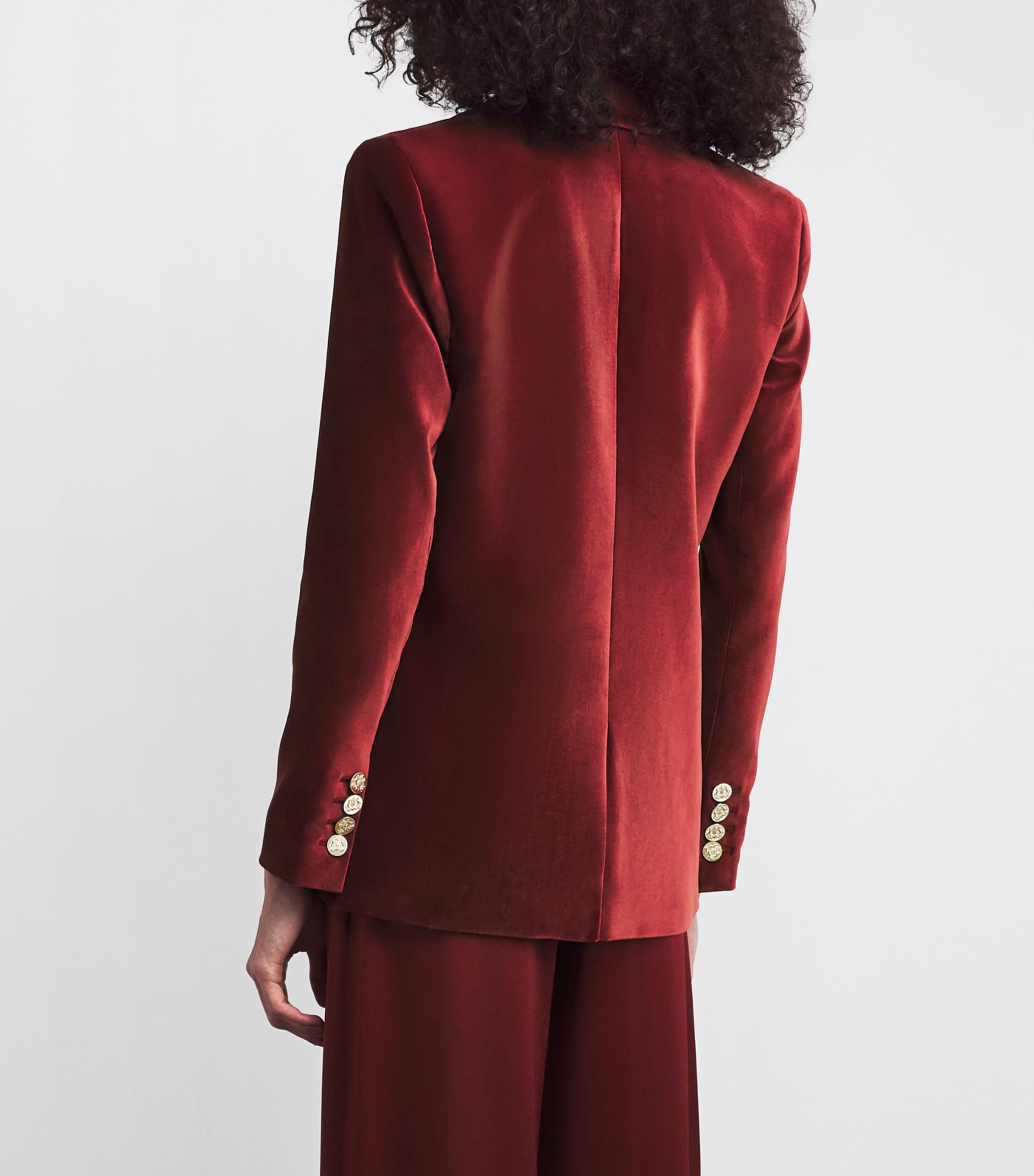Velvet Silas Blazer I606 OXBLOOD Image 4