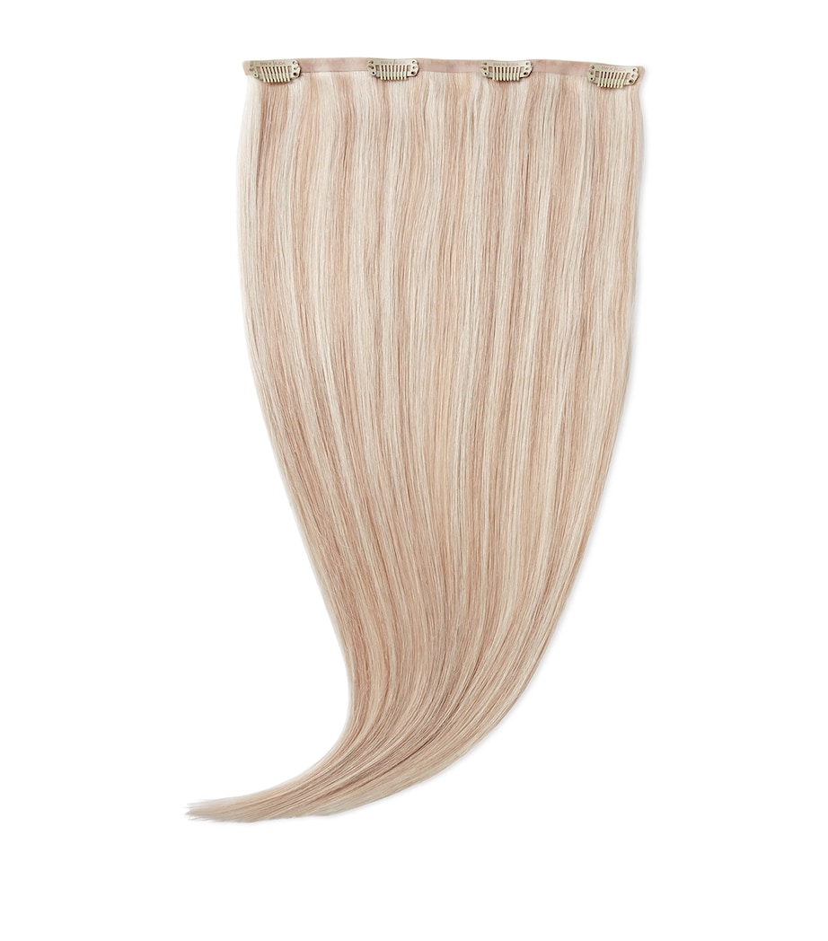 Beauty Works x Huda BARELY THERE Mix & Match Volumiser Clip-In Hair Extensions (20") CHAMPAGNE BLONDE Image 1