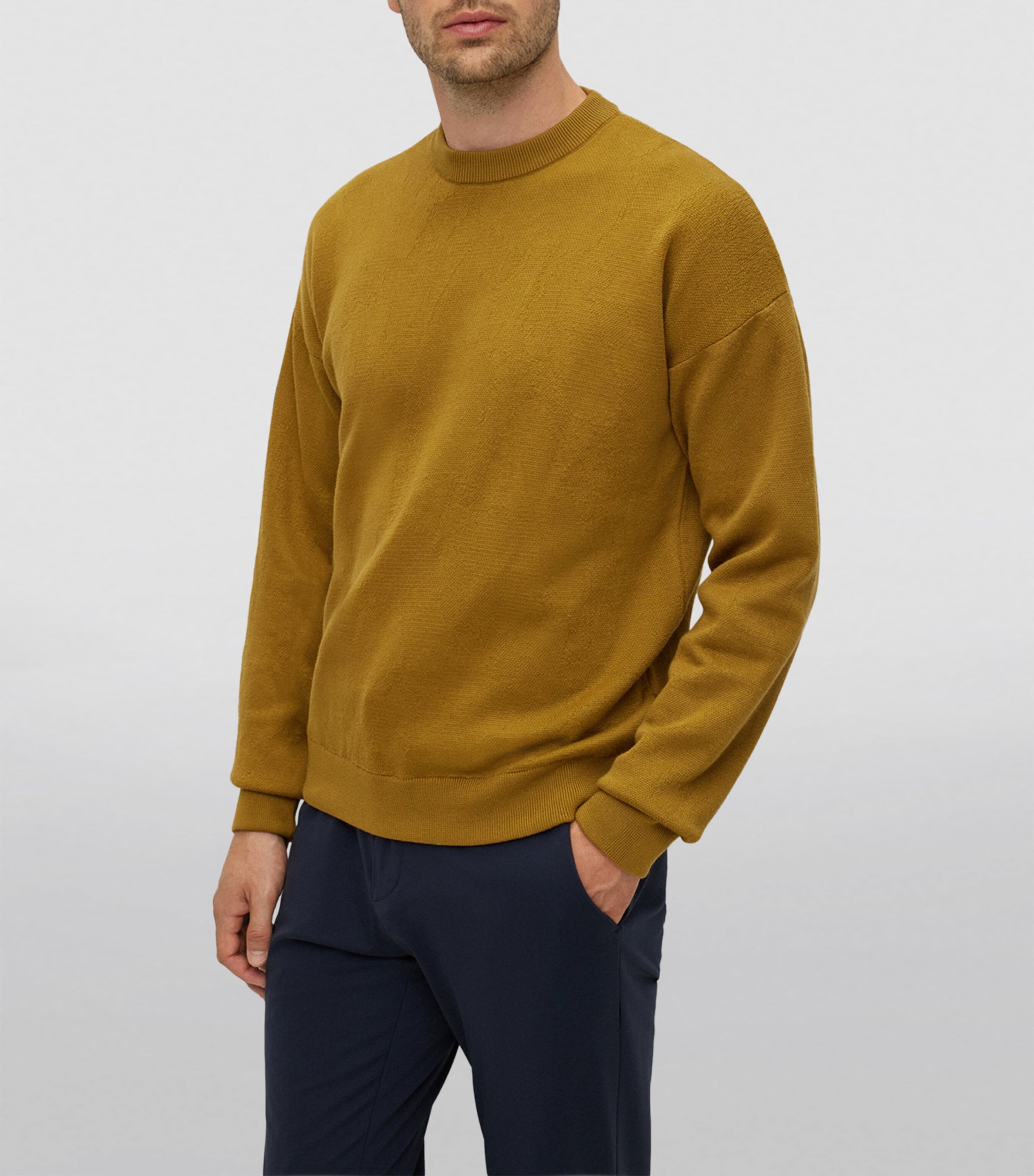 Cotton Crew-Neck Sweater 341 Image 3