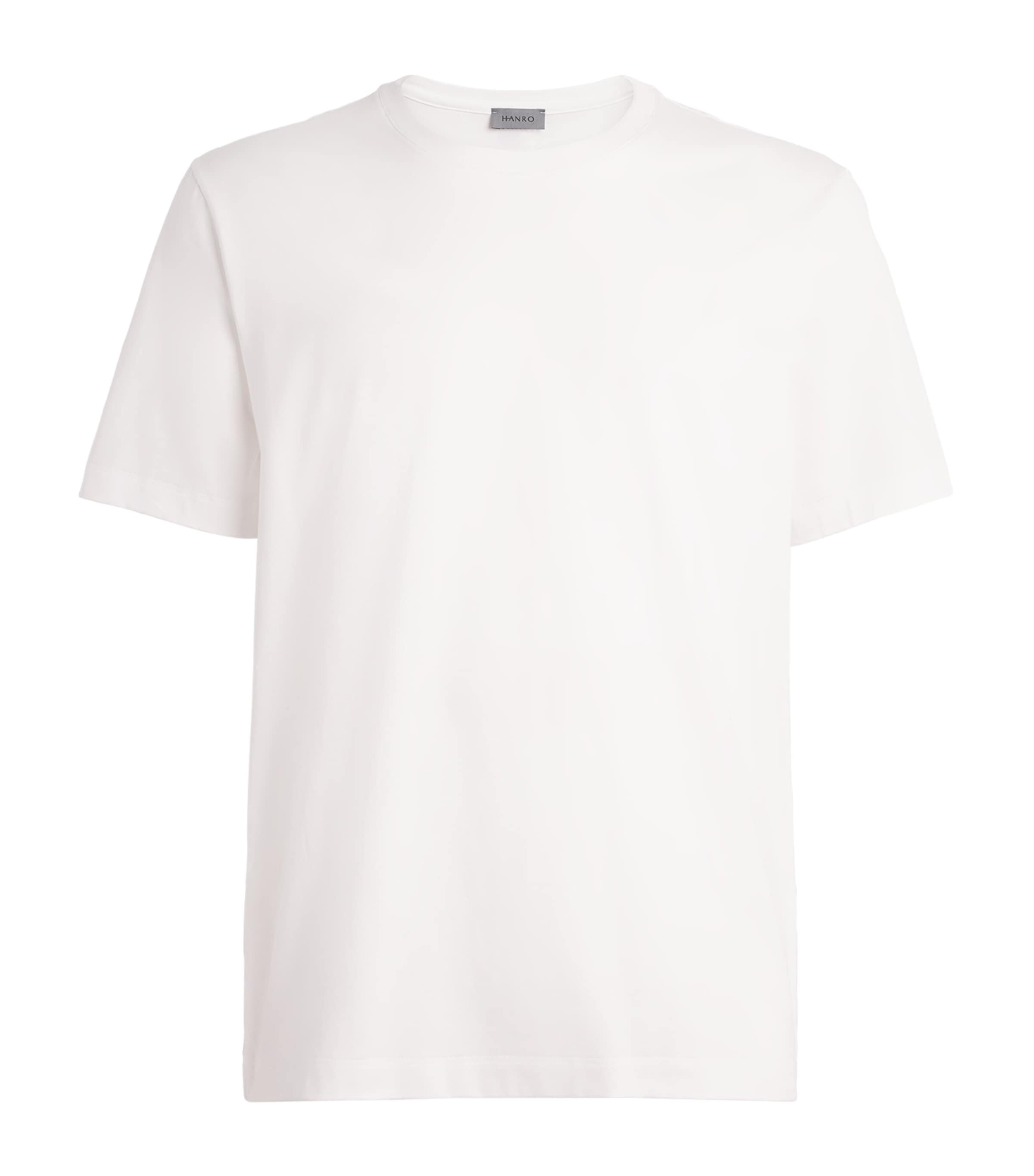 Cotton Living Crew-Neck T-Shirt 0101 WHITE Image 1