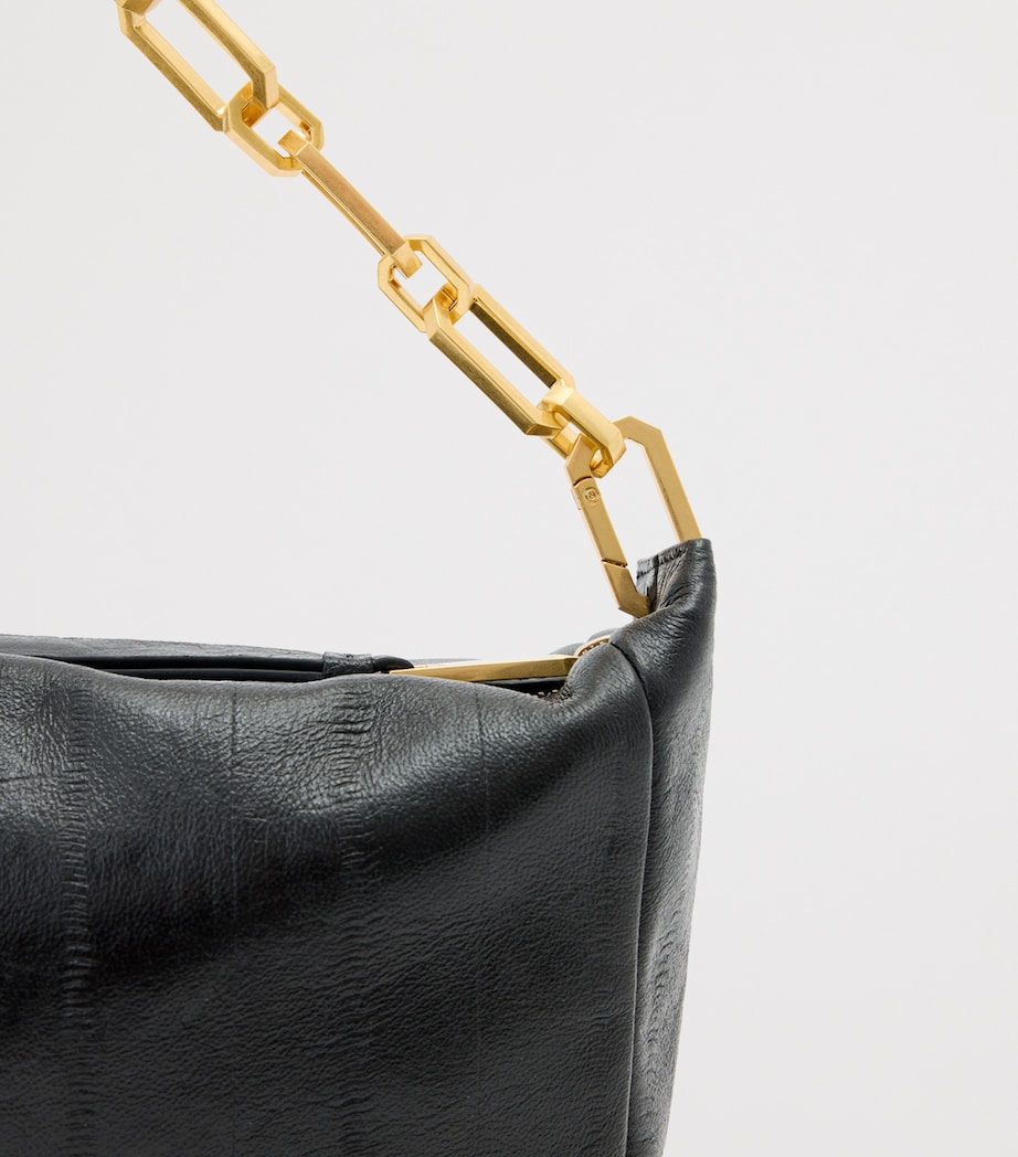 Mini Leather Madea Shoulder Bag BLACK Image 5