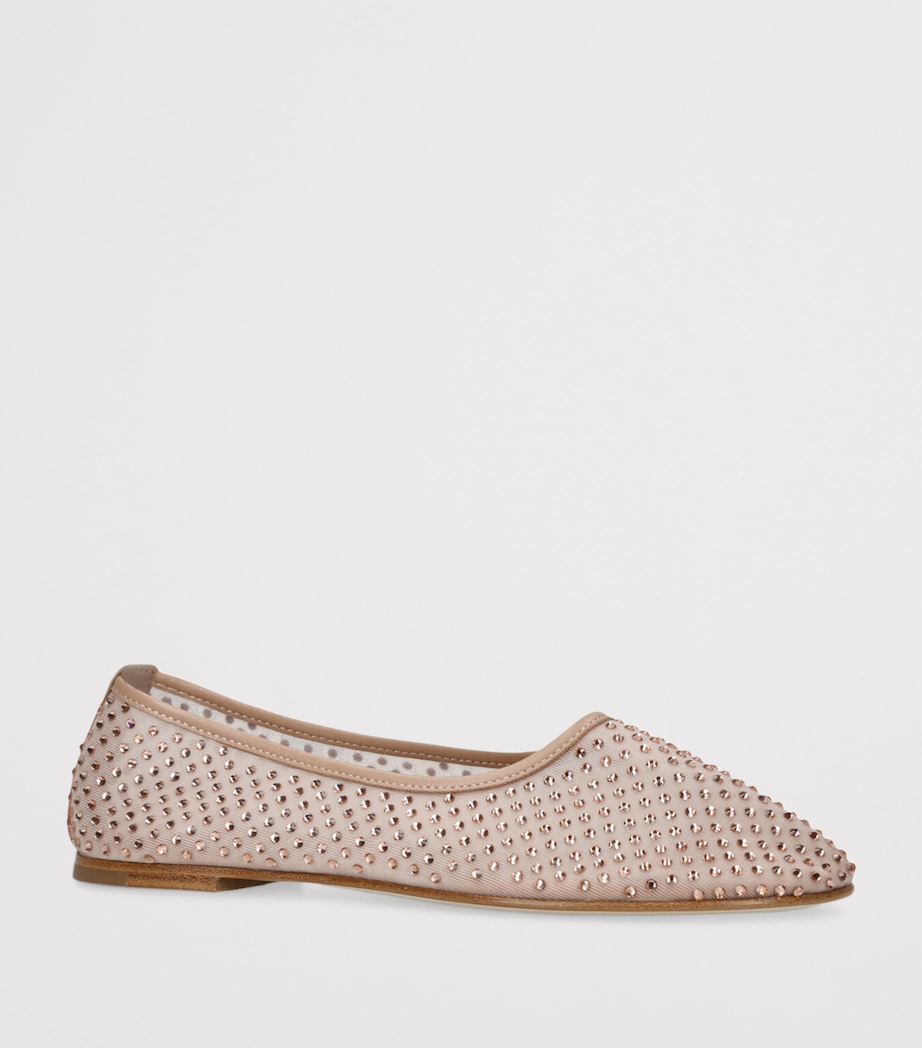 Embellished Balla Ballet Flats BLUSH Image 3