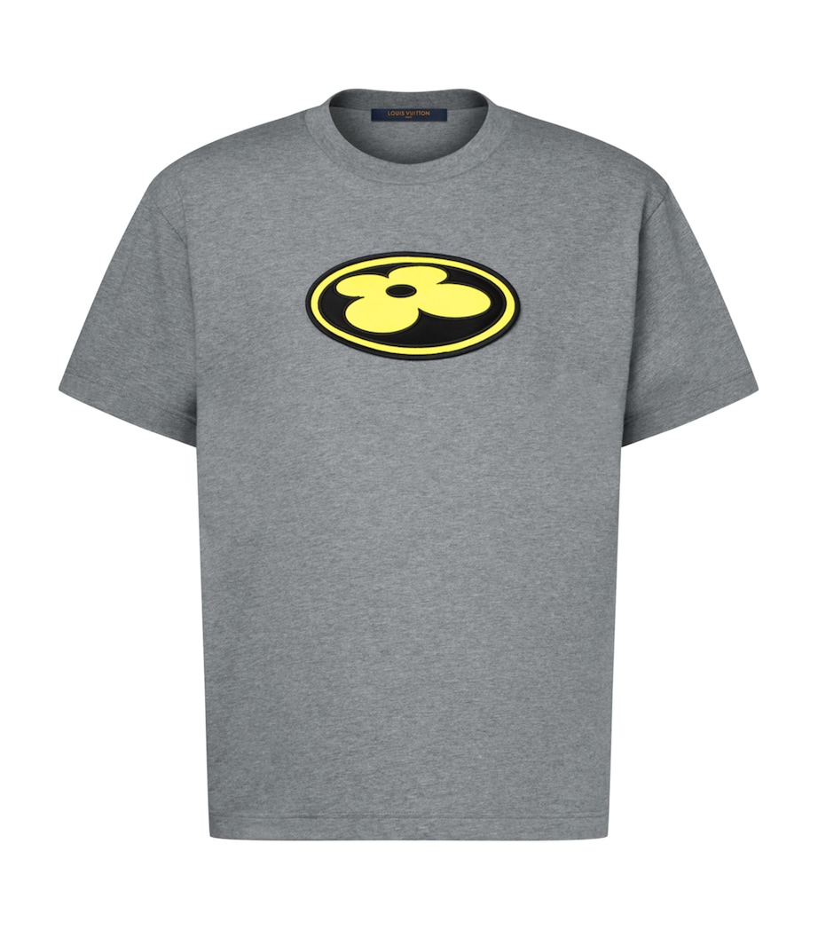 Cotton Graphic T-Shirt GREY Image 1