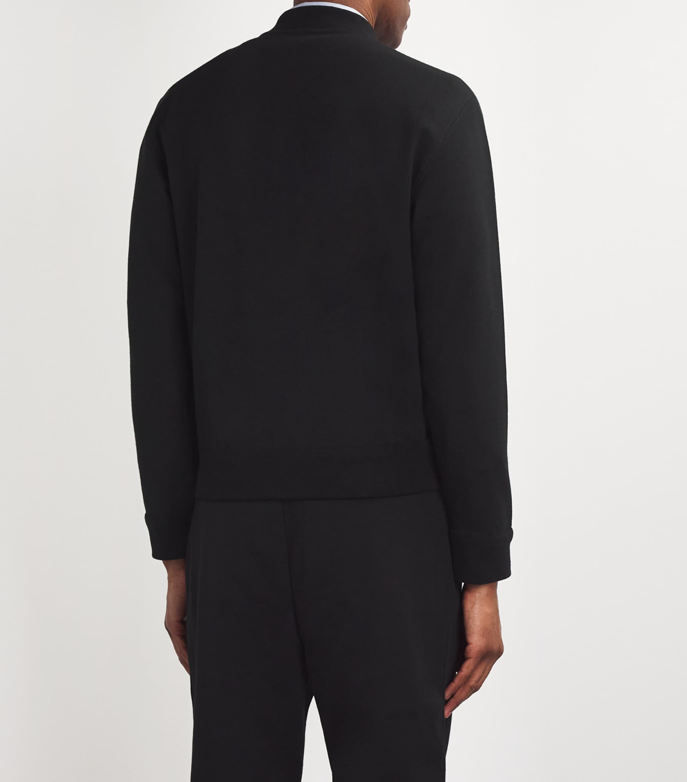 Polo Bear Zip-Up Sweater BLACK Image 4