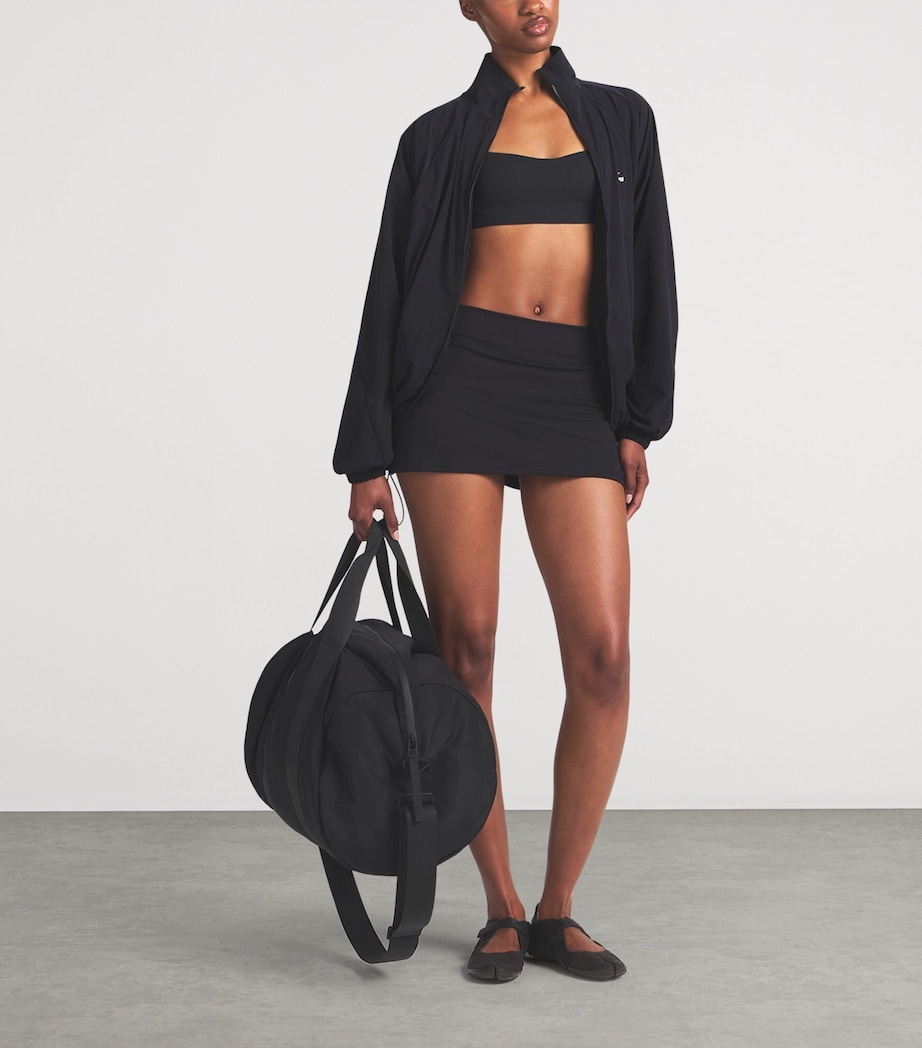 NikeSKIMS Womens NikeSKIMS Matte Mini Skort Obsidian Image 2