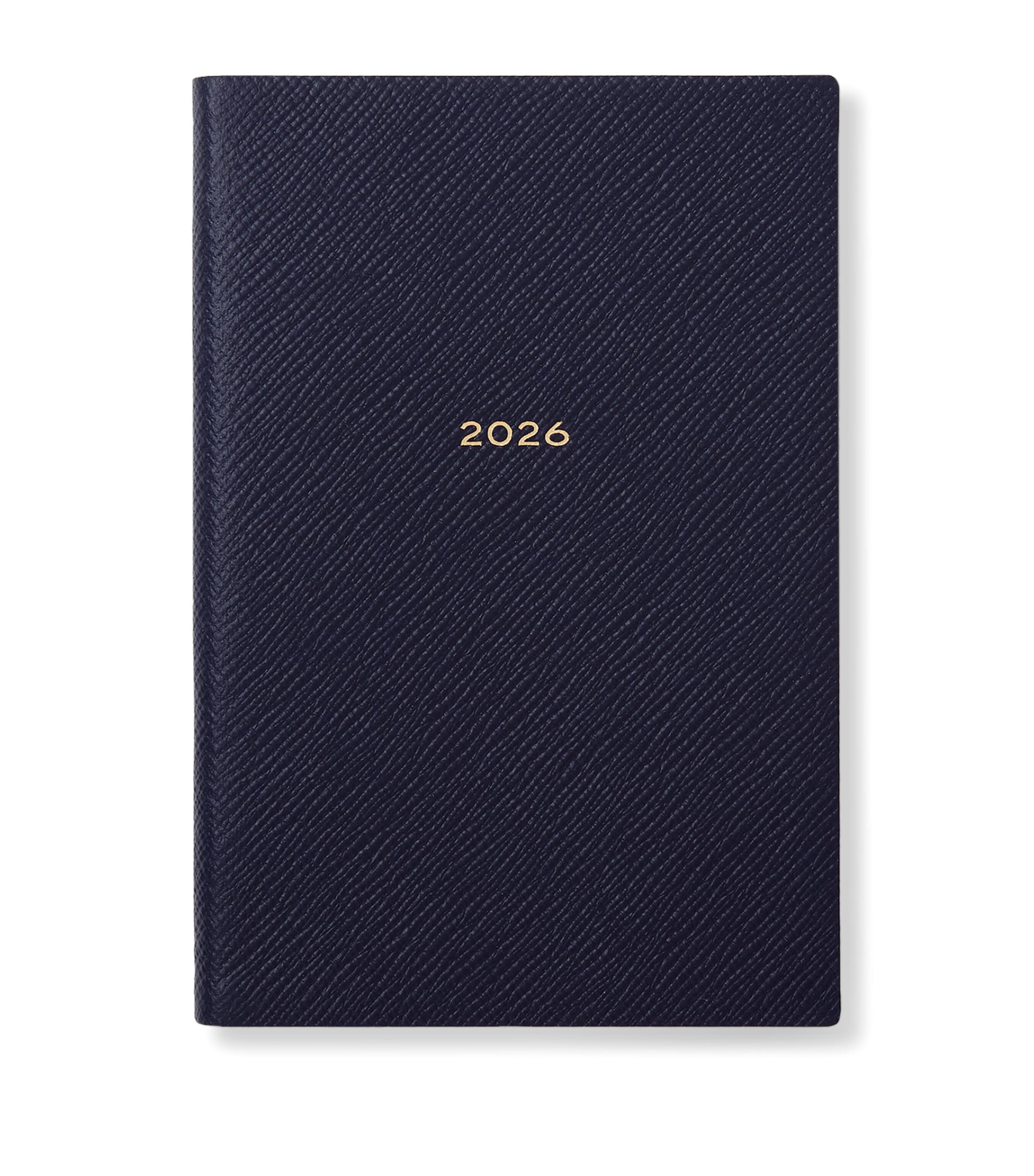 Smythson Grained Lambskin Chelsea Diary In Blue