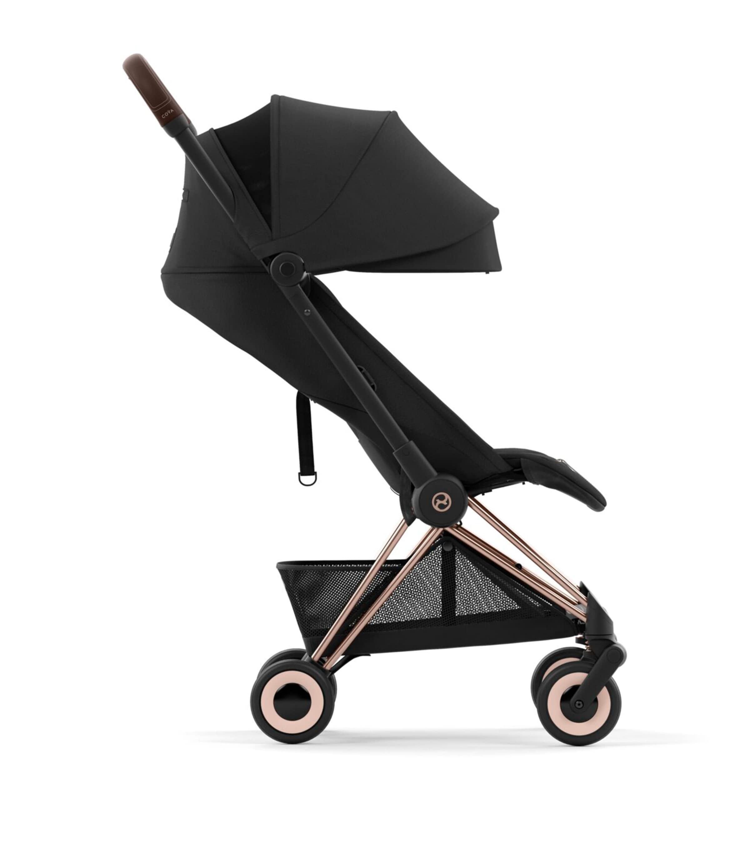 COYA Stroller - Rosegold/Sepia Black SEPIA BLACK Image 3