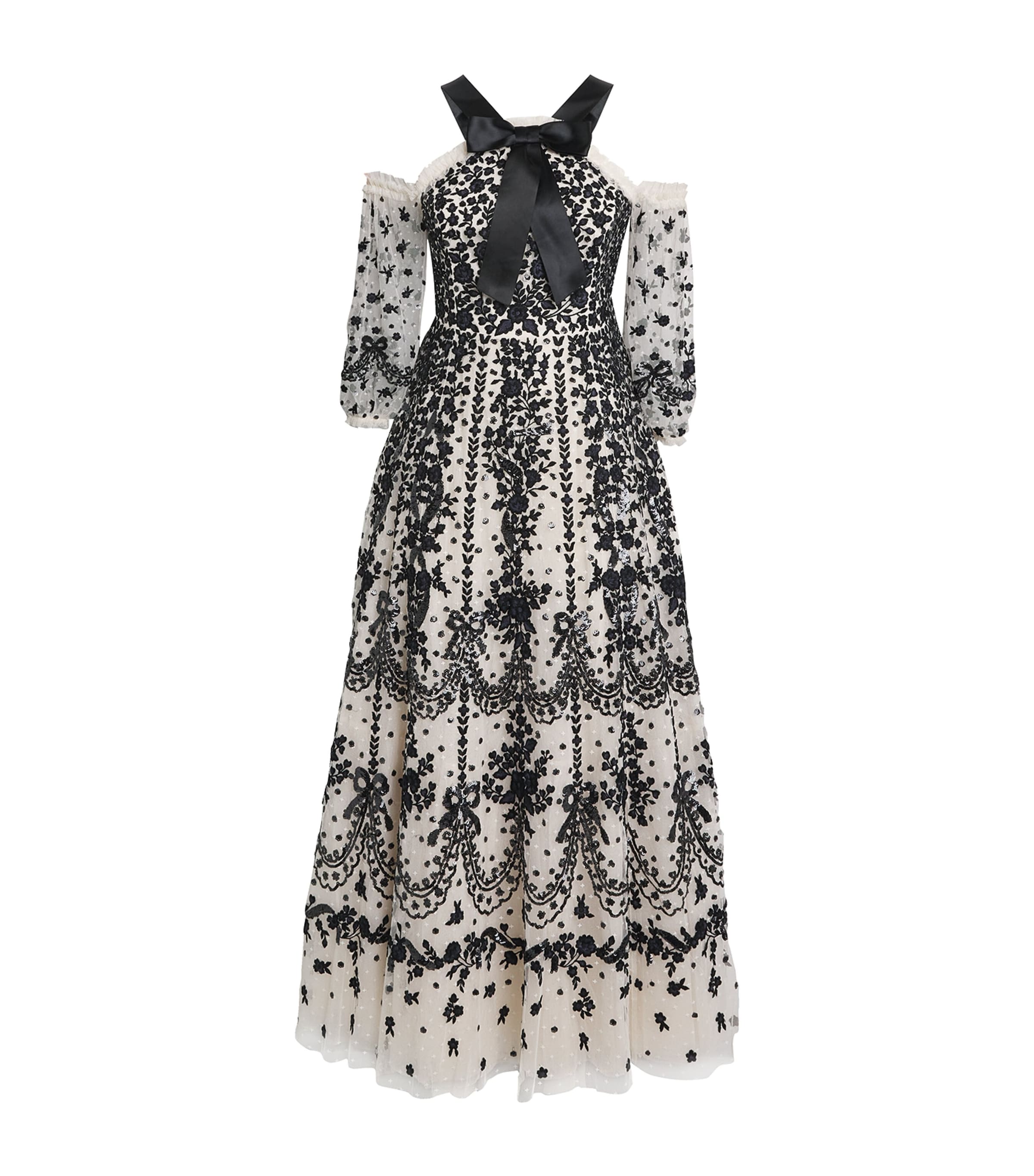 Needle & Thread Off-The-Shoulder Adeline Maxi Dress | Women Clothing | Dresses | Maxi Dresses | Cocktail Dresses | Designers | Needle Thread