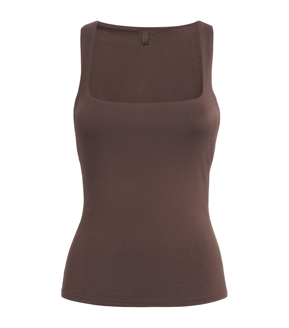 Smooth Layers Square-Neck Cami Top ESPRESSO Image 1