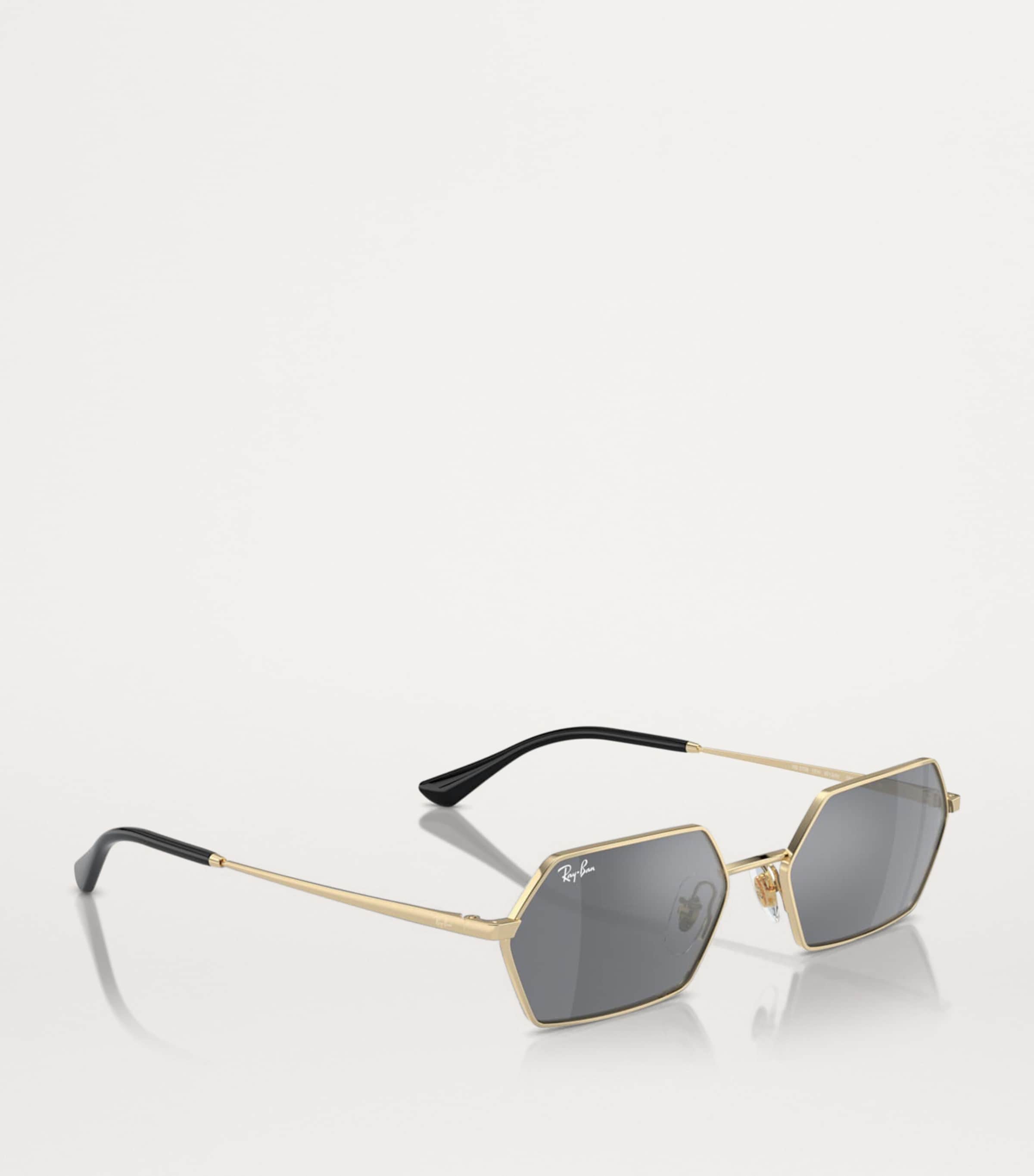 【美品】Ray-Ban YEVI BIO-BASED ピンク サングラス ✨ YEVI BIO-BASED Sunglasses in Gunmetal and Pink - RB3728