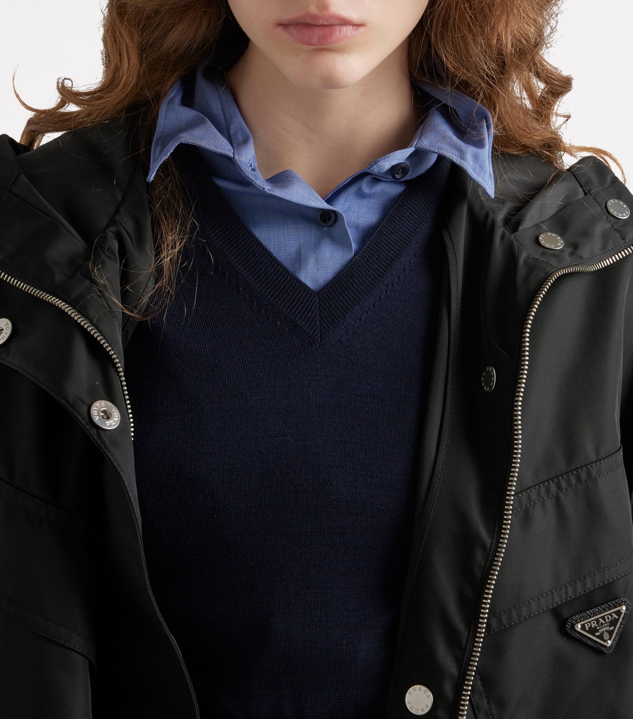 Re-Nylon Oversized Jacket F0002 Image 5