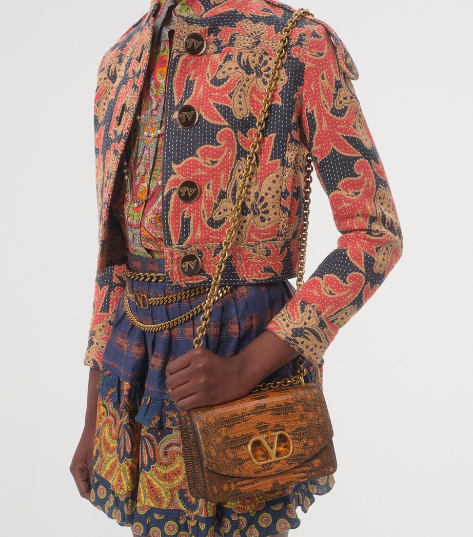 Cotton-Blend Floral Jacquard Jacket QPL Image 4