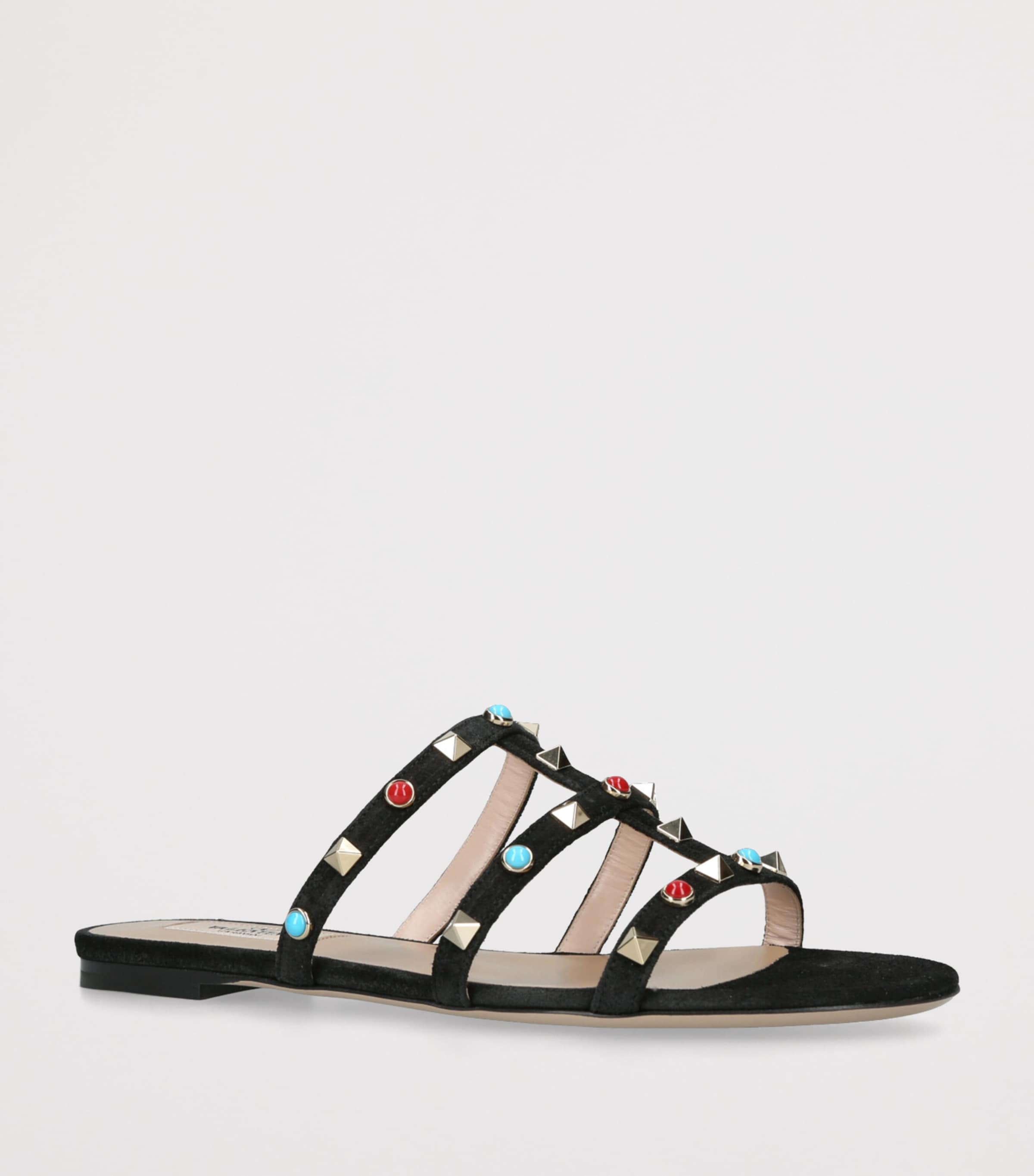 Suede Rockstud Sandals BLACK/COMB Image 3