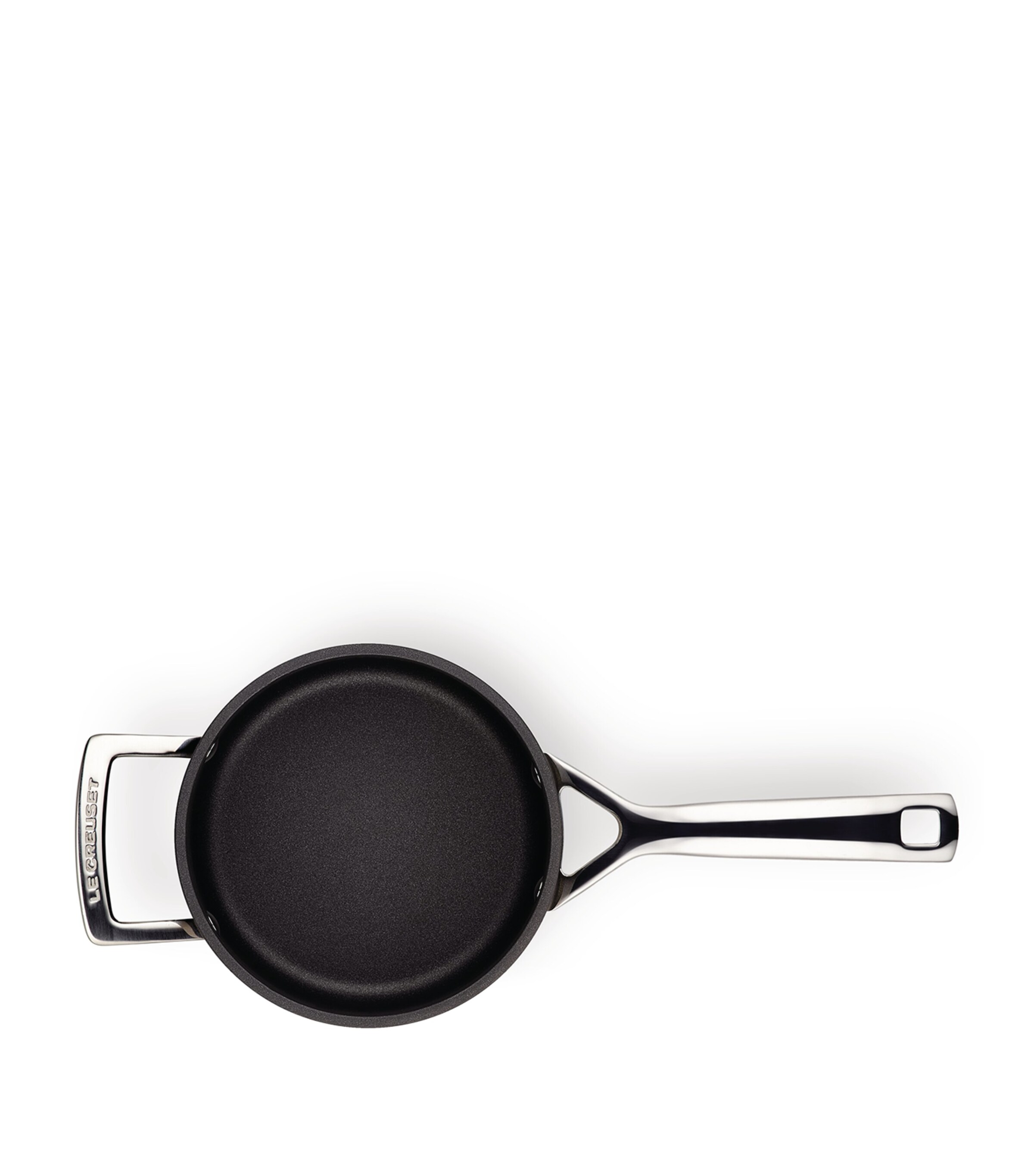 Le Creuset Toughened Non-Stick Saucepan (17cm) Black Image 3