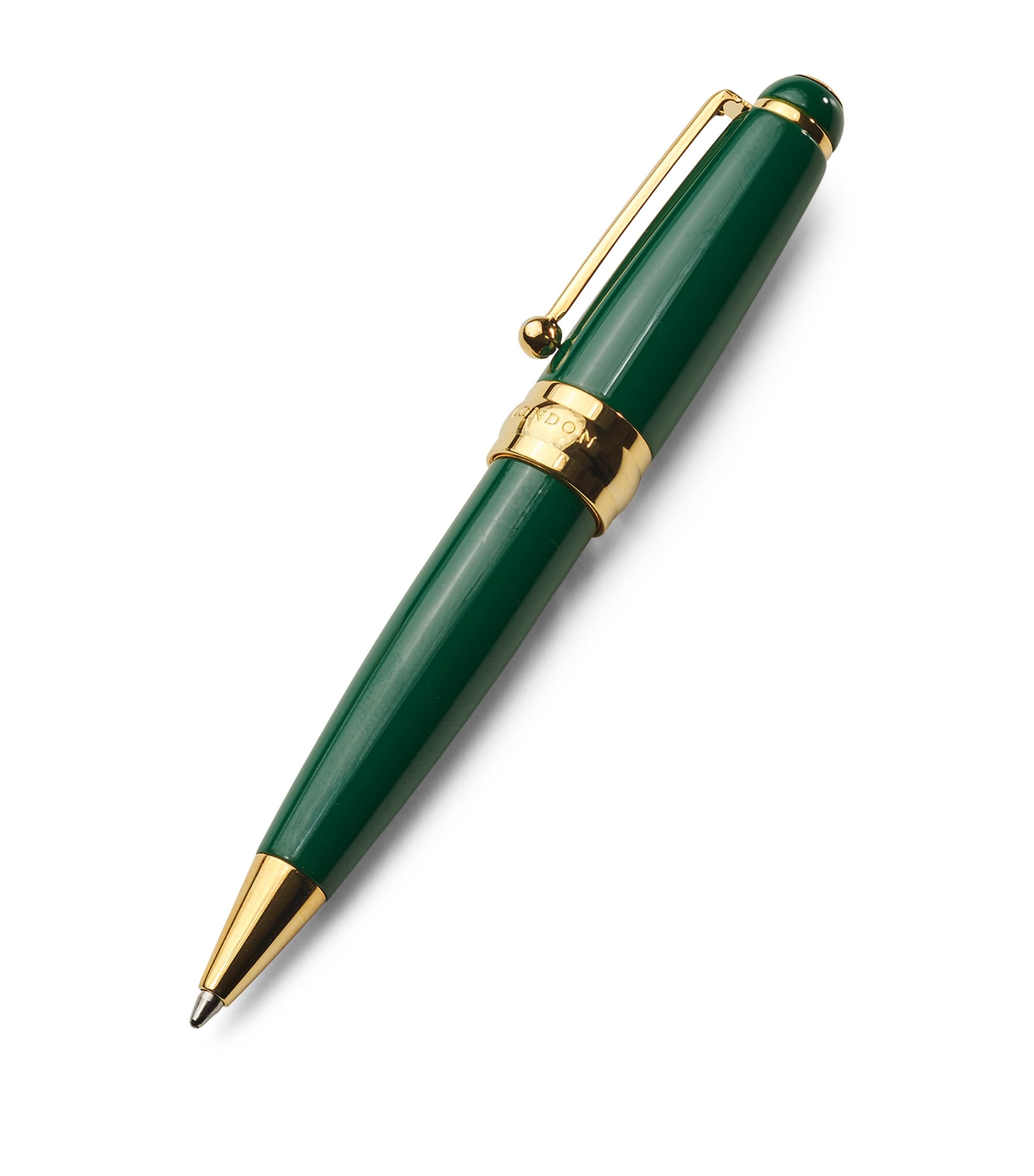 Aspinal Of London Baby Ballpoint Pen In Green