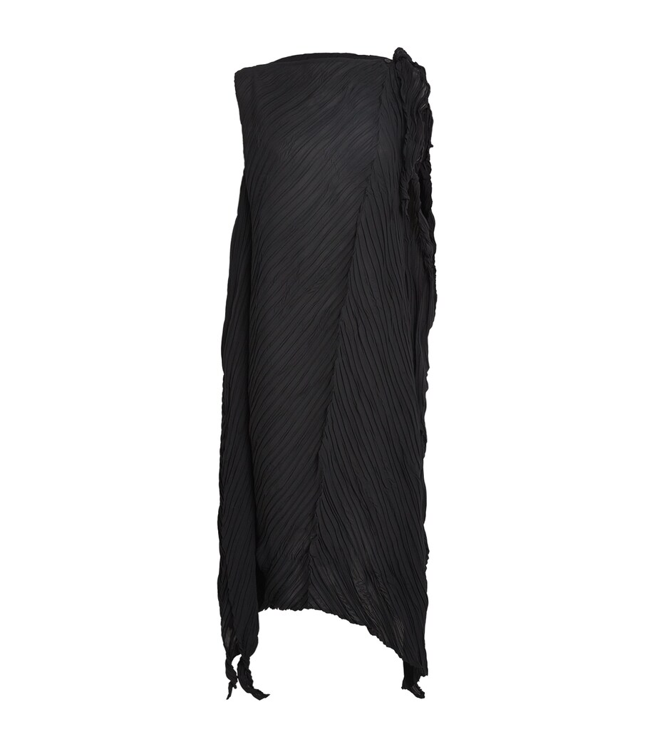 Wrinkled and Twisted Midi Dress 15 Image 1