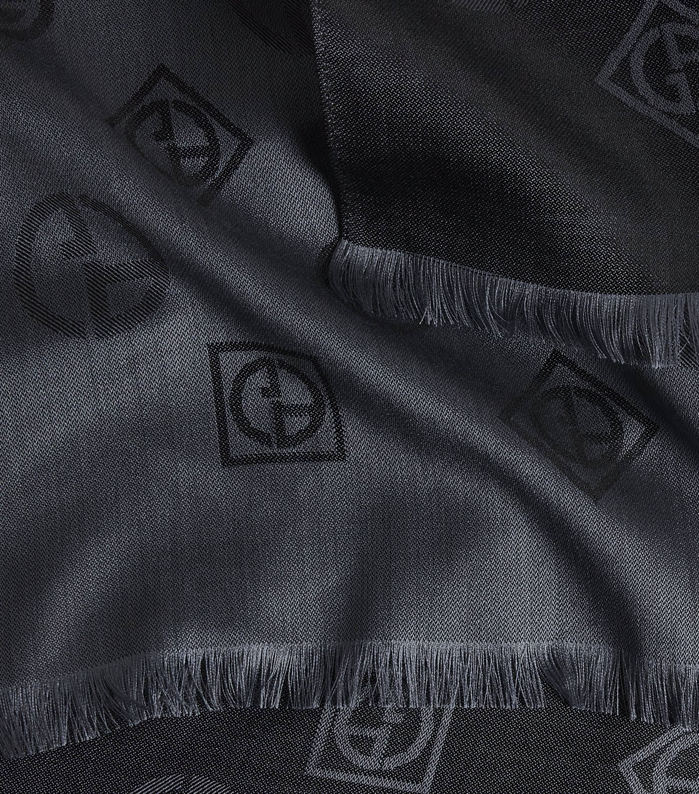 Silk Jacquard Stole Scarf FC027 Image 4