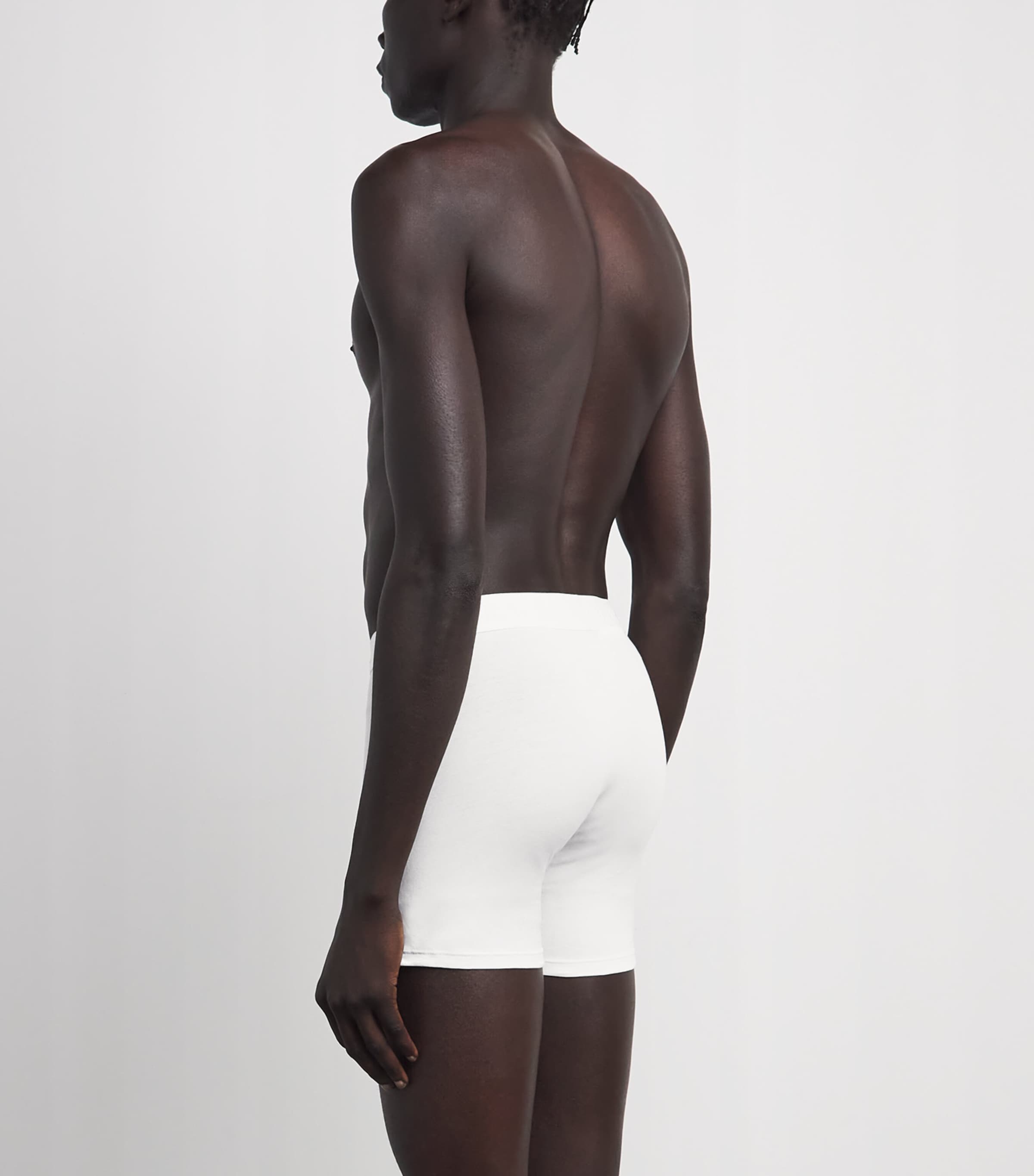 Polo Ralph Lauren Mens Stretch-Cotton Boxer Briefs (Pack of 3) Blk/perf Grey/white Image 3