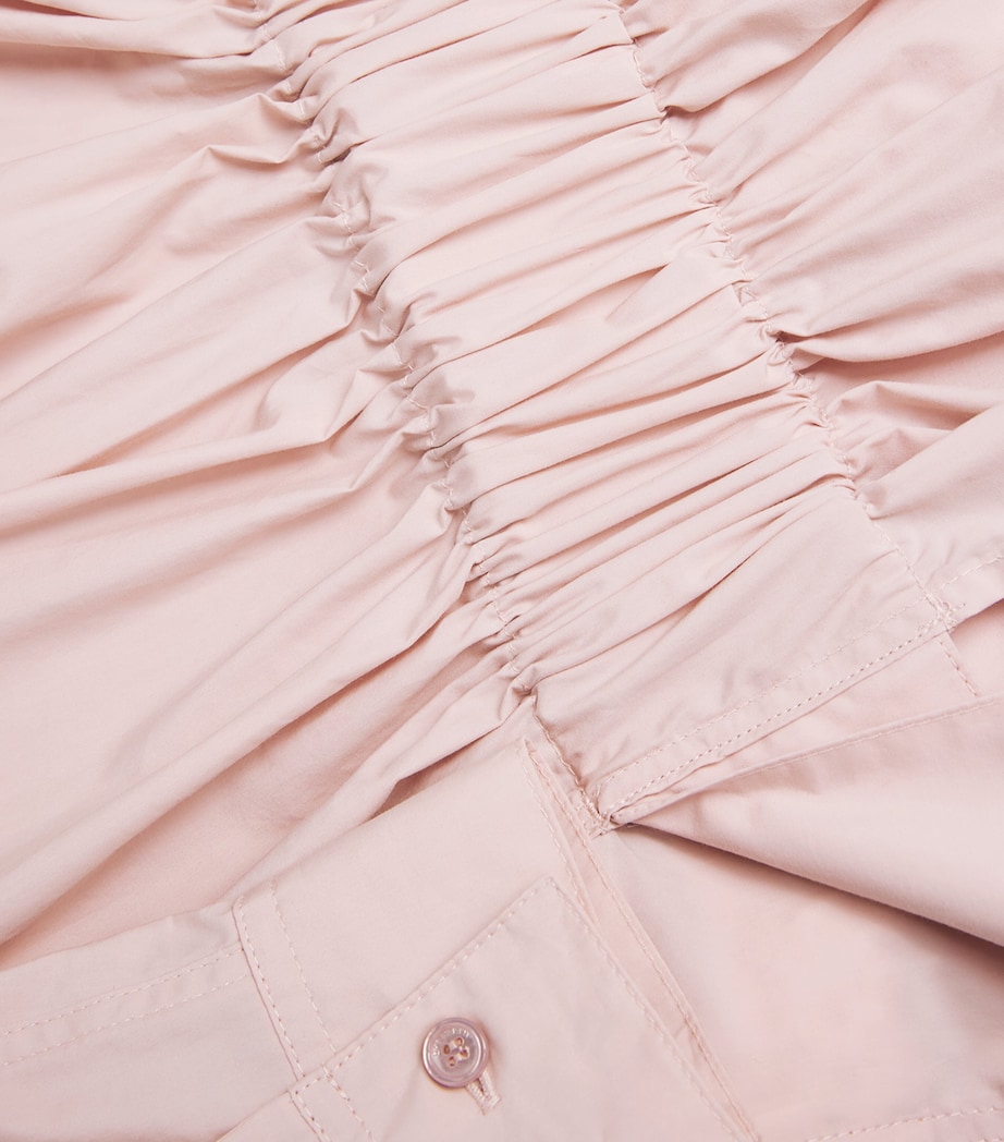 Weekend Max Mara Womens Cotton Tie Shirt Pink Image 5
