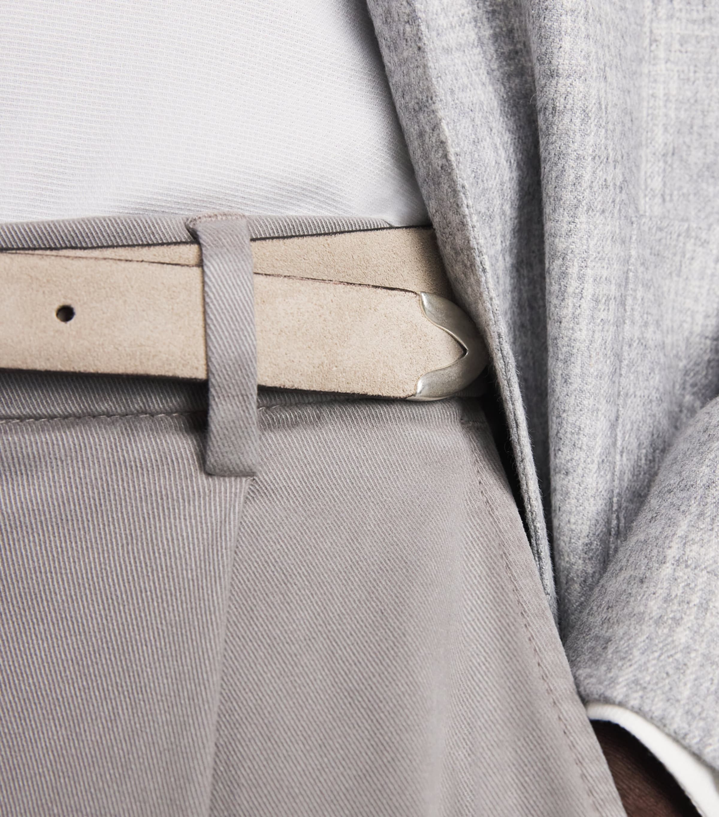Eleventy Suede Belt Sabbia Image 2