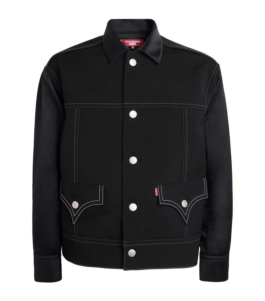 Junya Watanabe MAN Mens x Levi’s Wool Jacket Black X Black Image 1