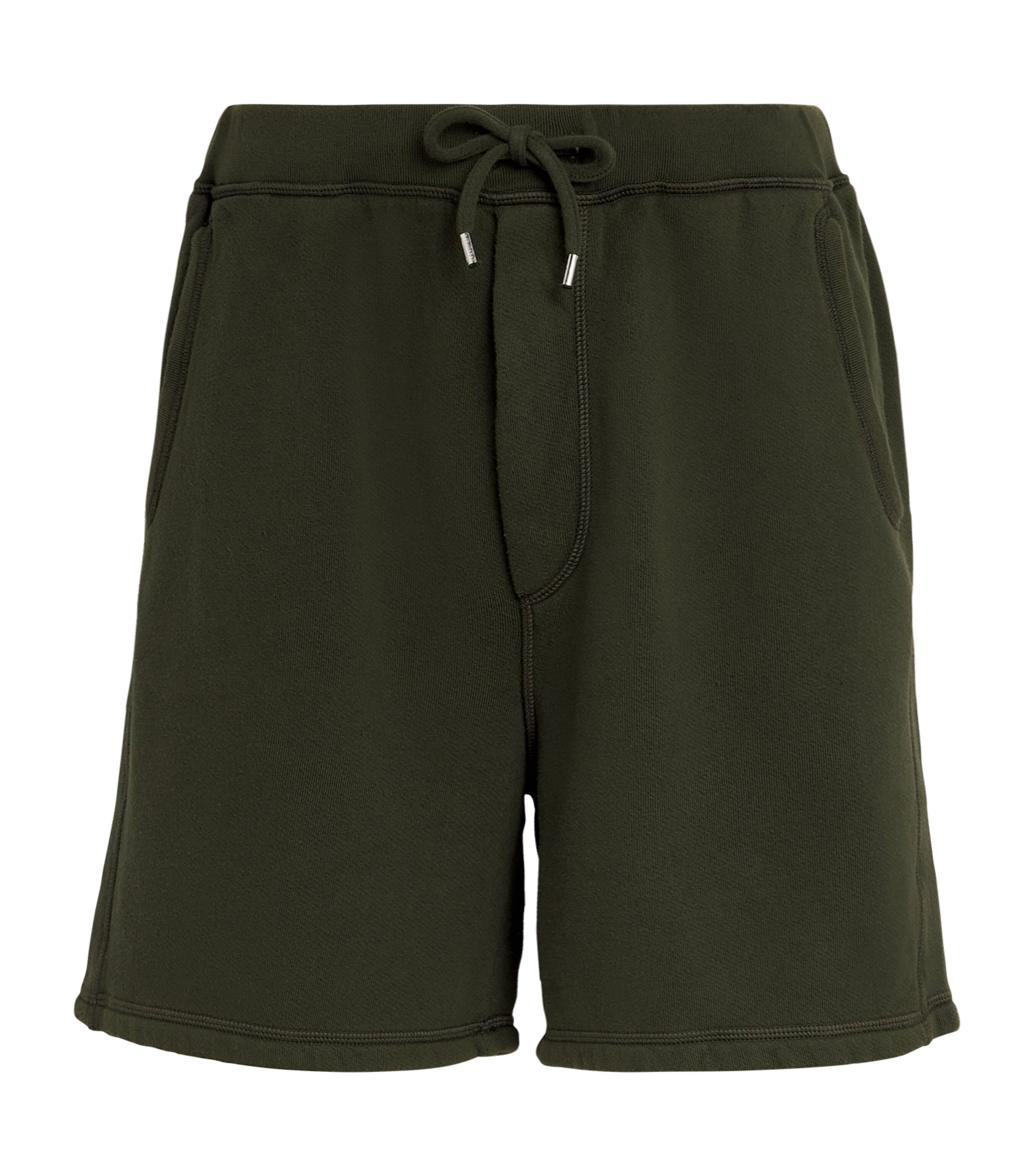 Dsquared2 Cotton Sweat Shorts In Green