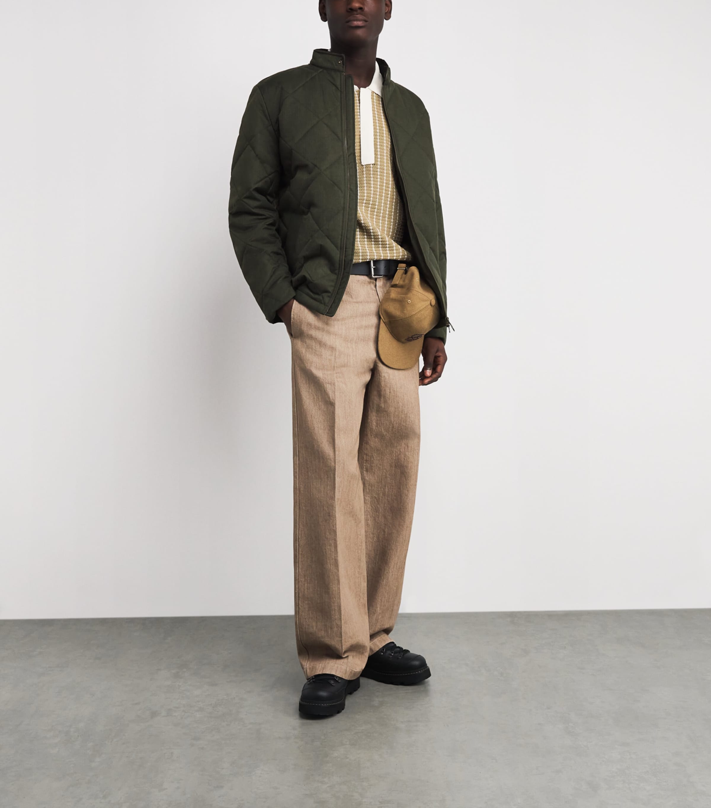 Quilted City Harrington Jacket OL71 OLIVE Image 2