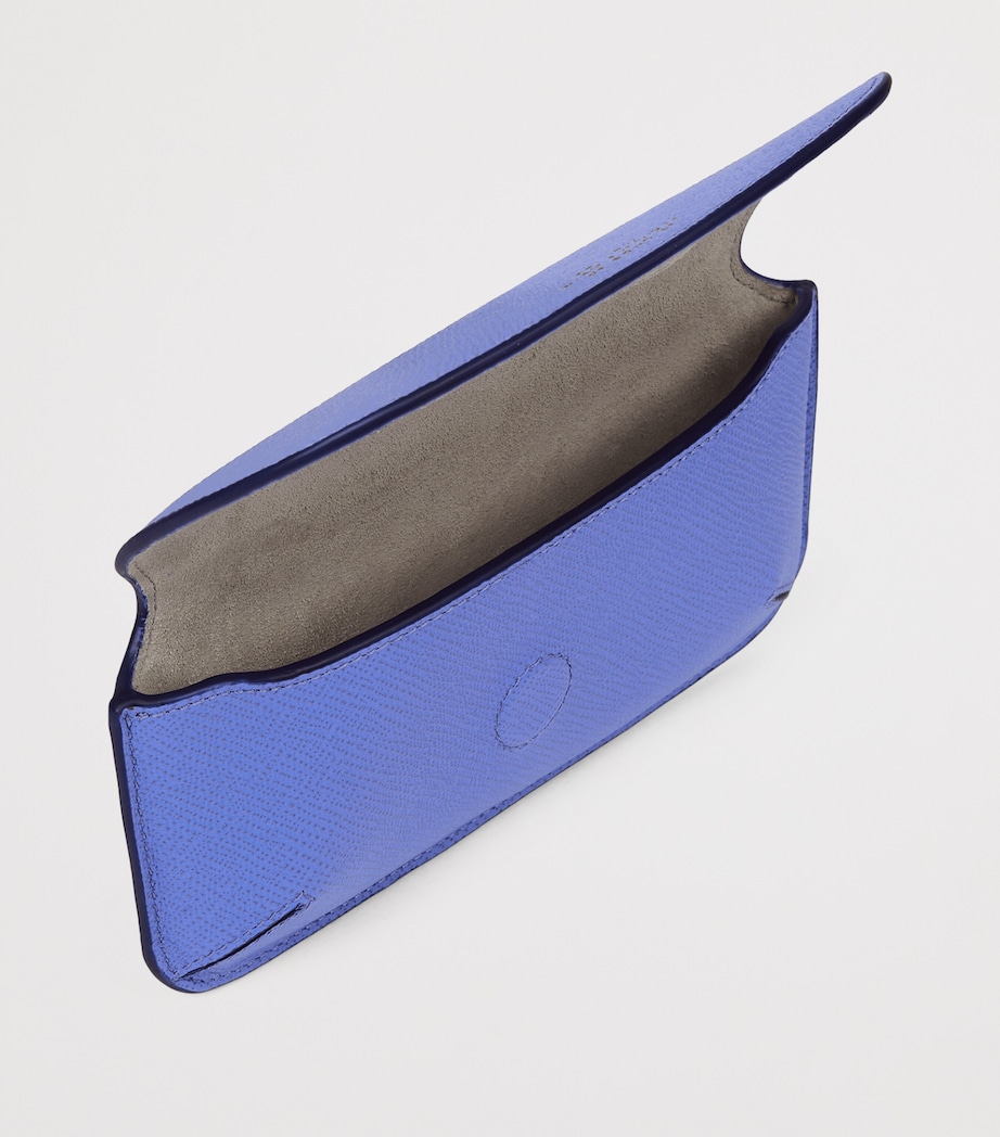 Smythson Panama Leather Sunglasses Case Ultra Violet Image 2