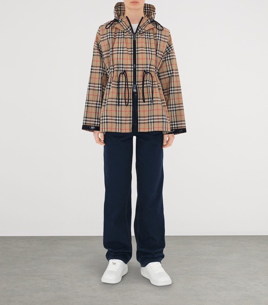 Check Hooded Jacket ARCHIVE BEIGE IP CHK Image 2